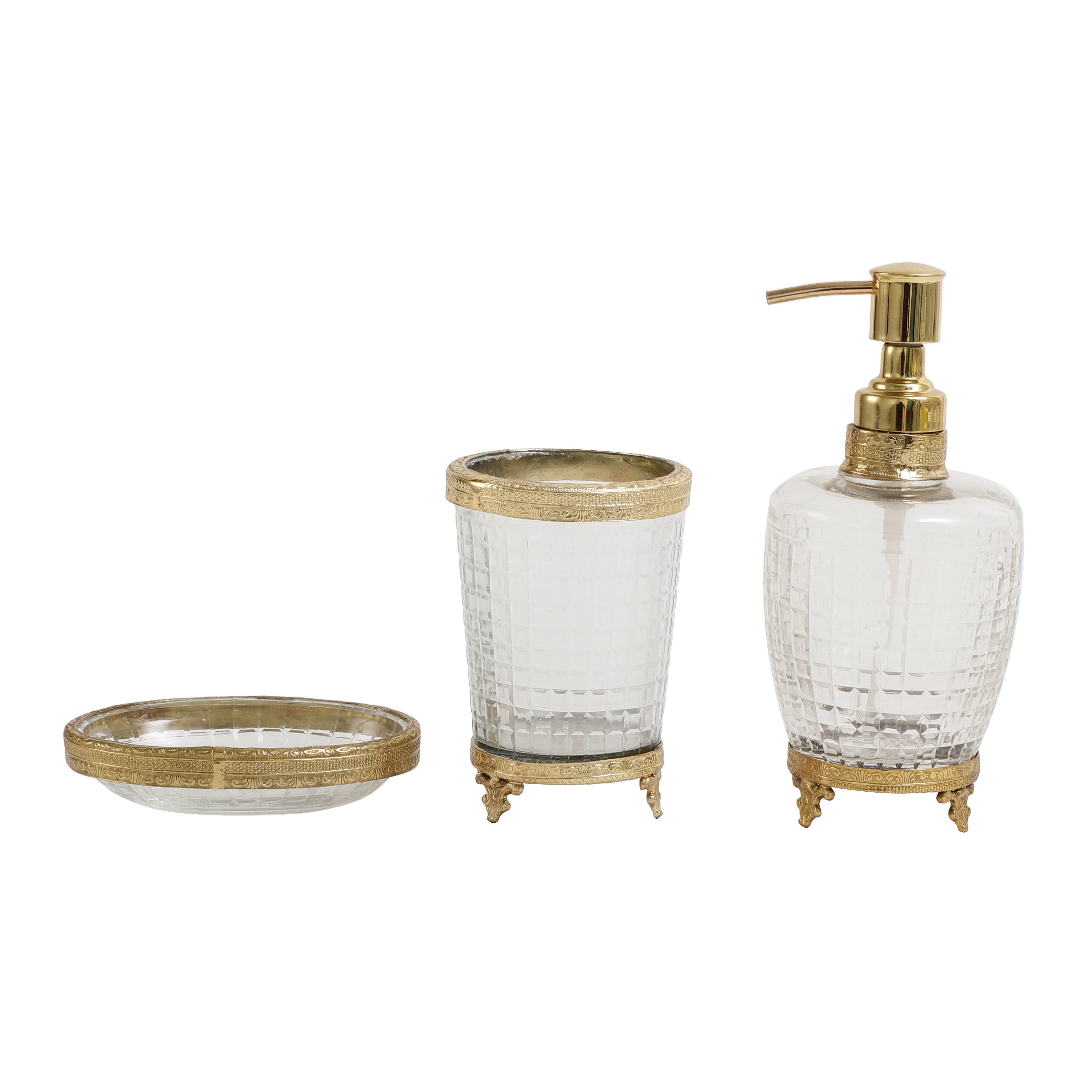 Alteza crystal Cut bathroom set