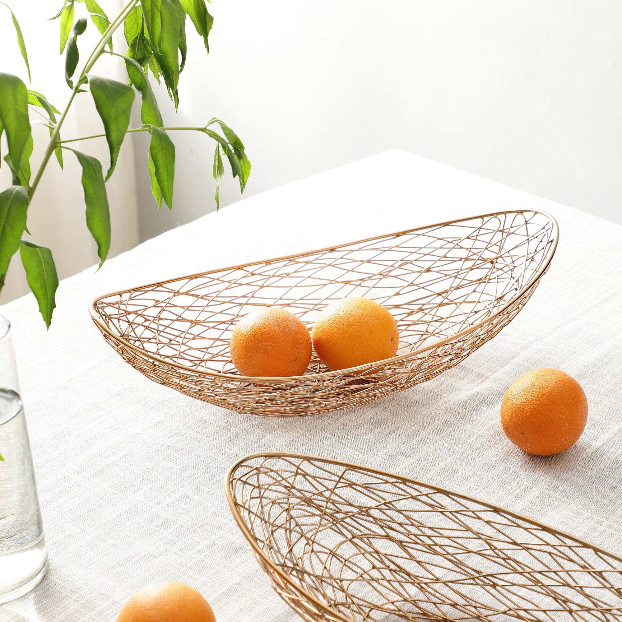 Vivian Basket Large size in Copper