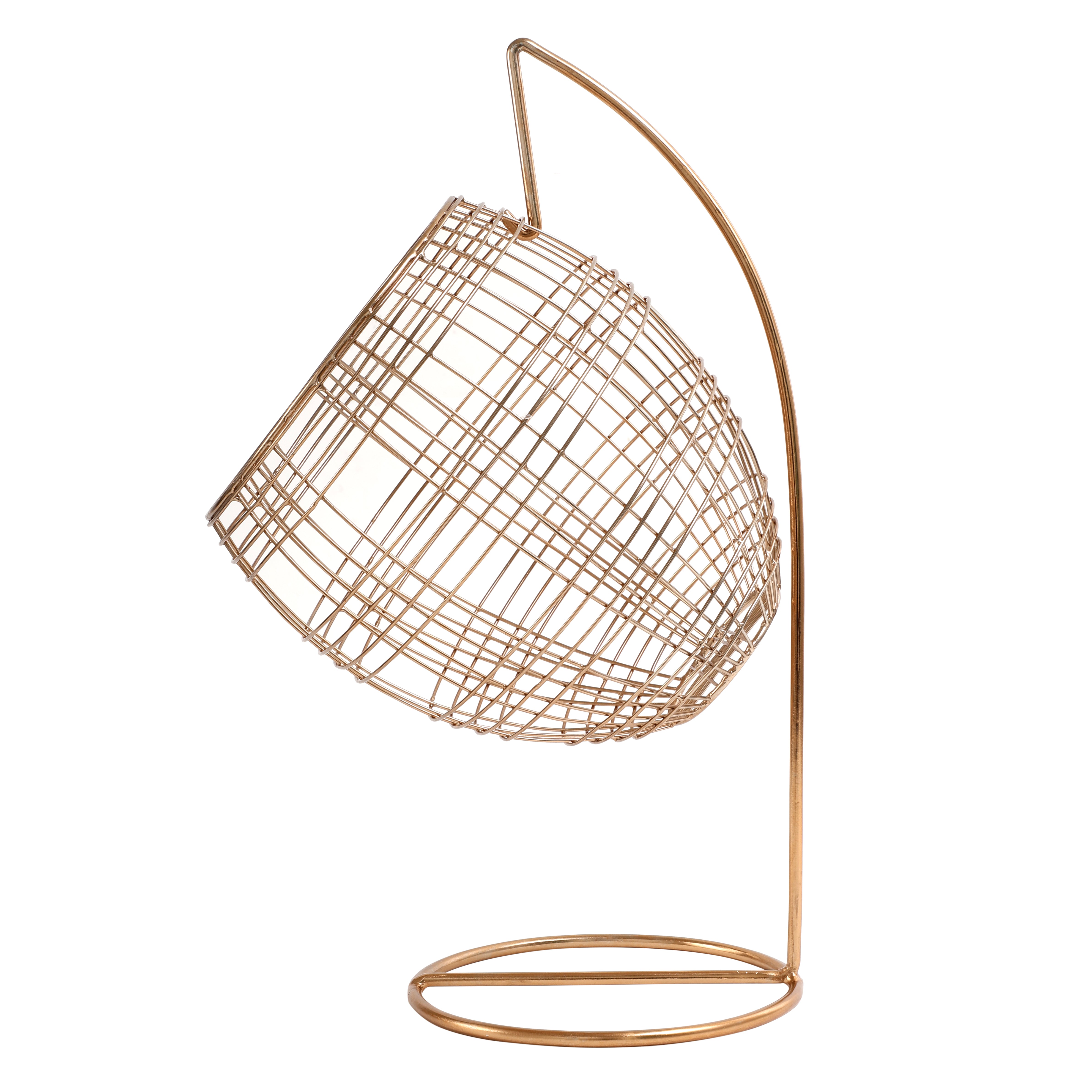 Abby's Fruit & Bread Basket in copper finish