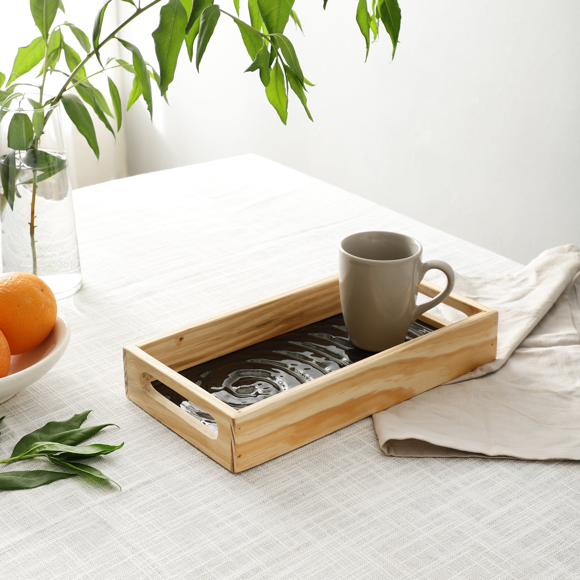 Duran Spiral Glass Tray