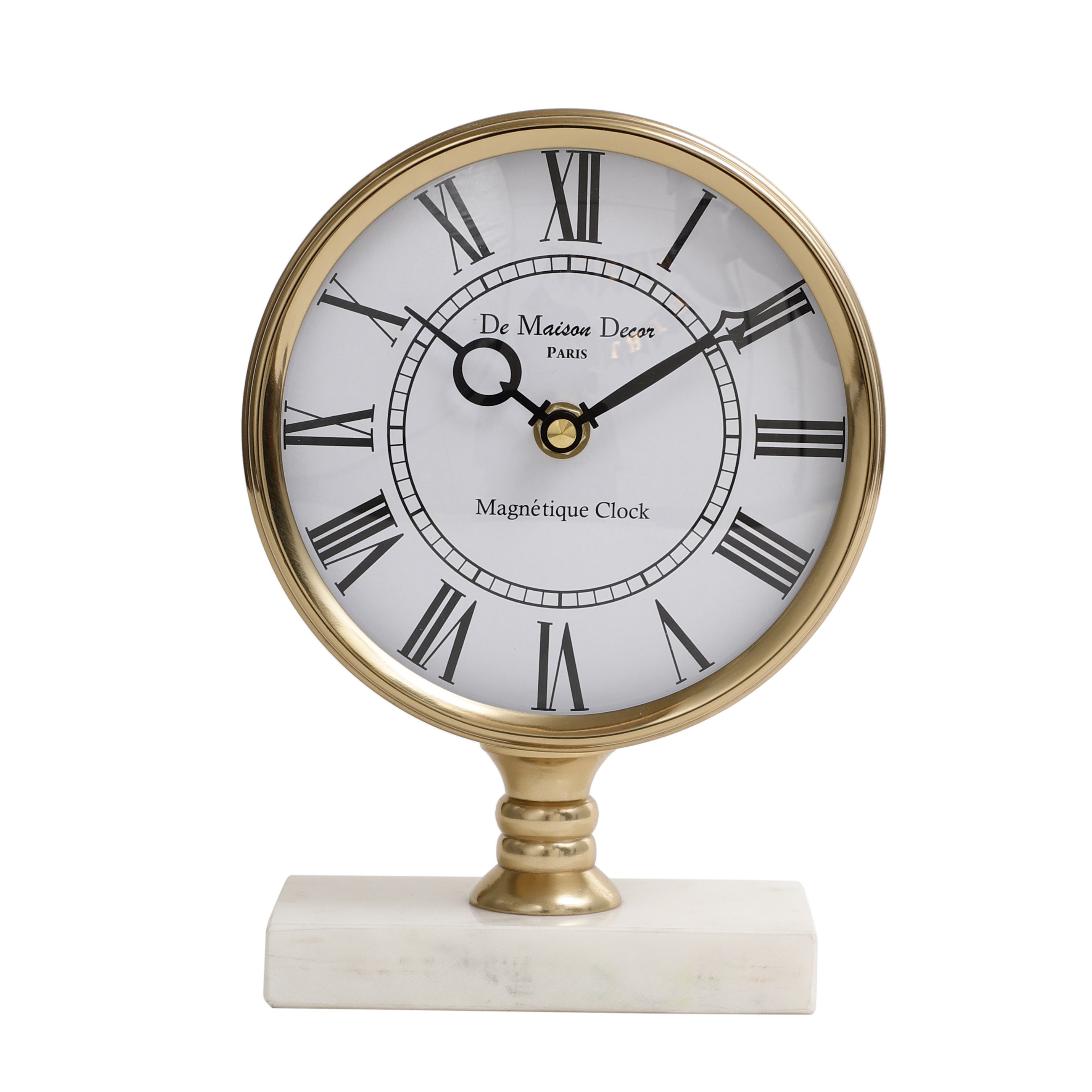 Seraphic Marble Timepiece table clock