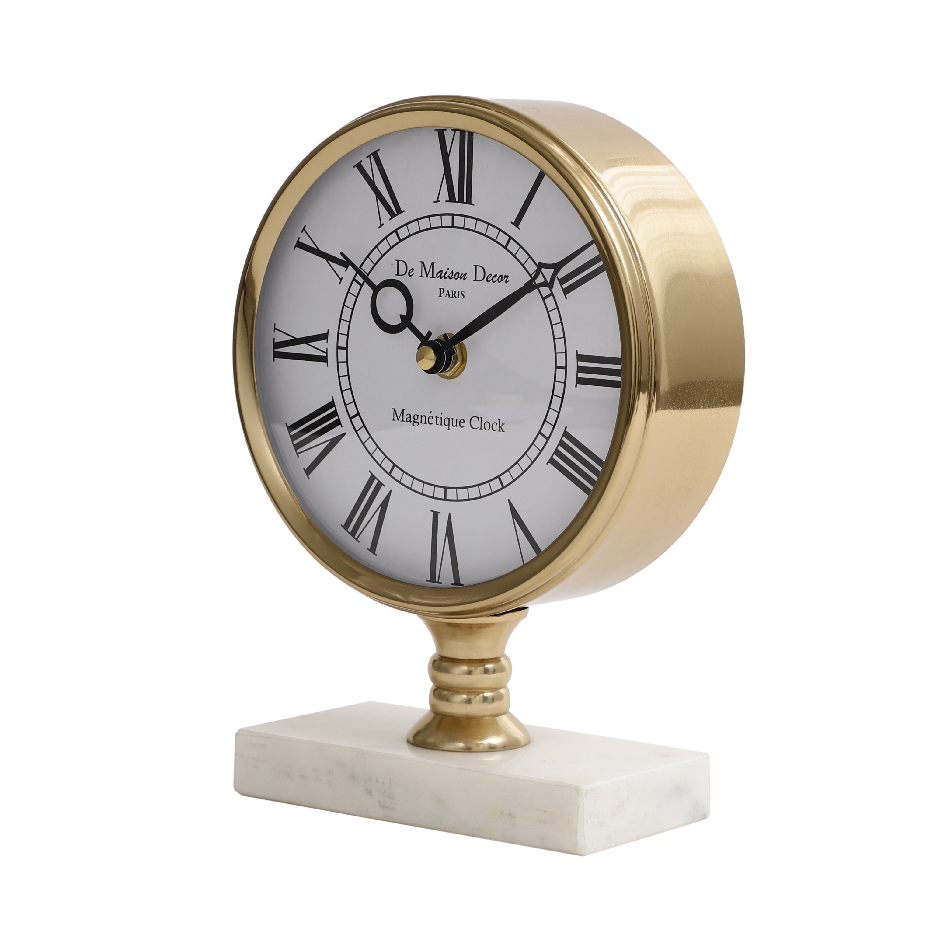 Seraphic Marble Timepiece table clock