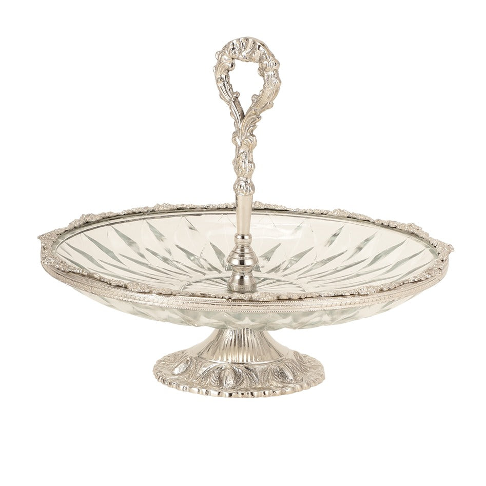 Spearhead Crystal Cake Stand