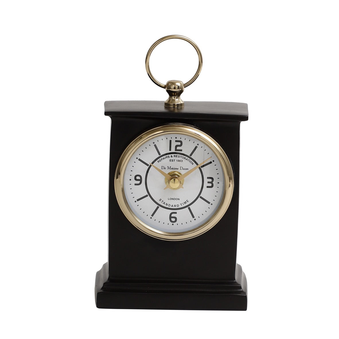 Gerald Clock Black