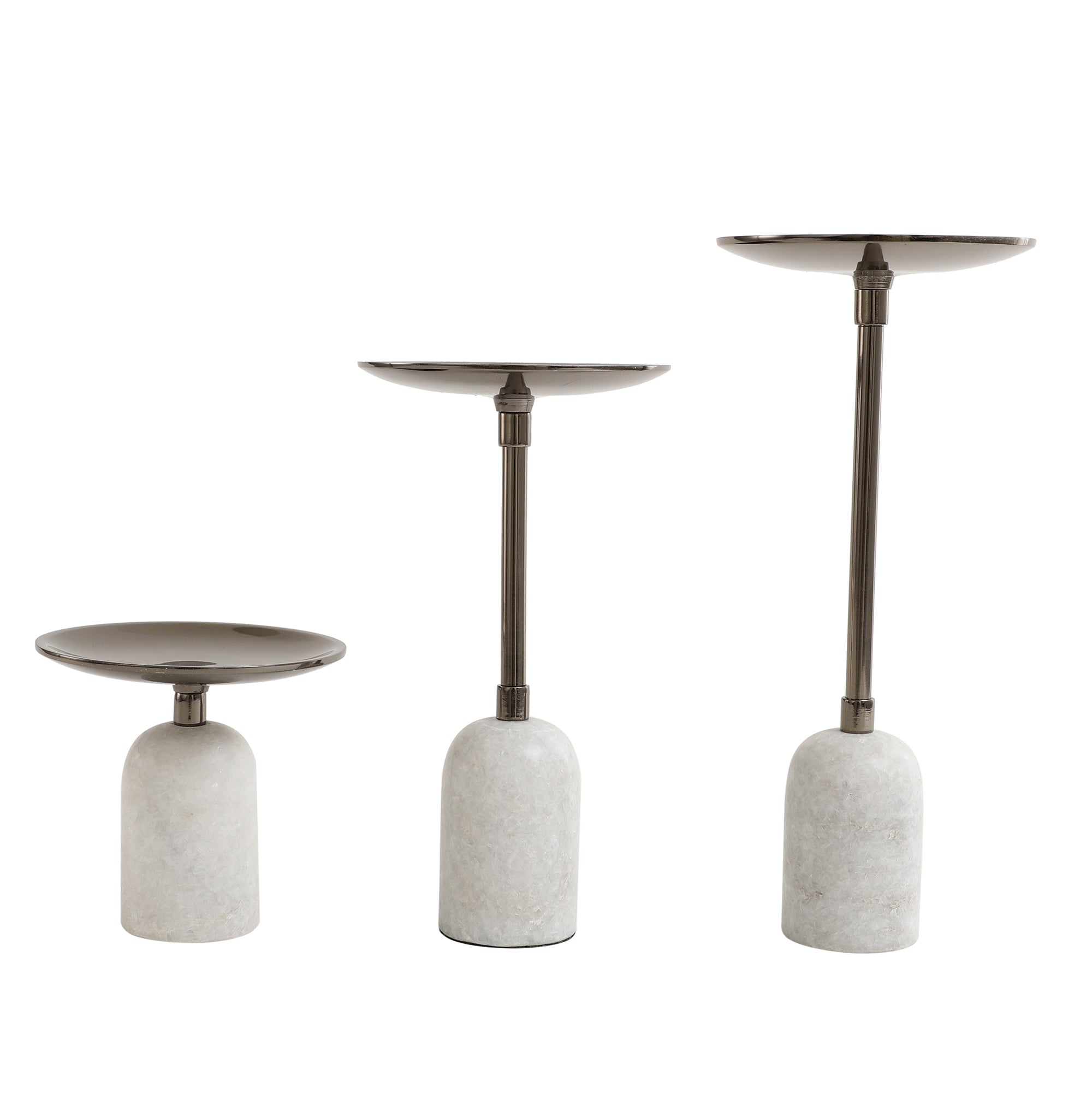 Marble Pri Pillar Candle Set