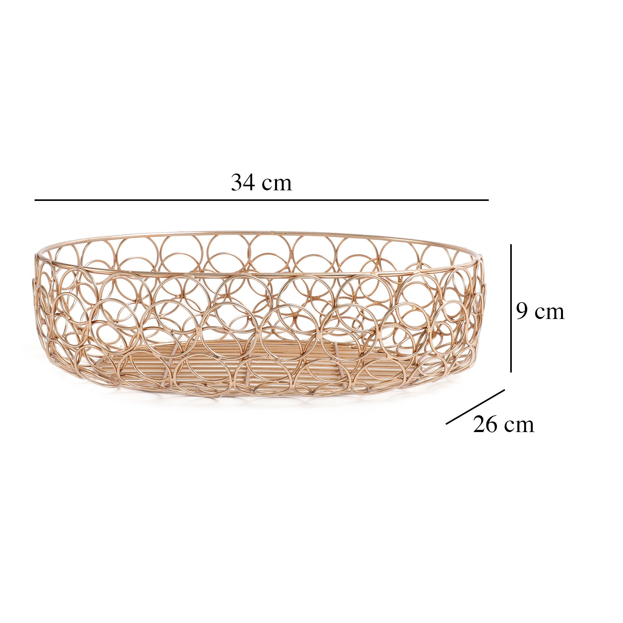 Meza Basket small size in copper