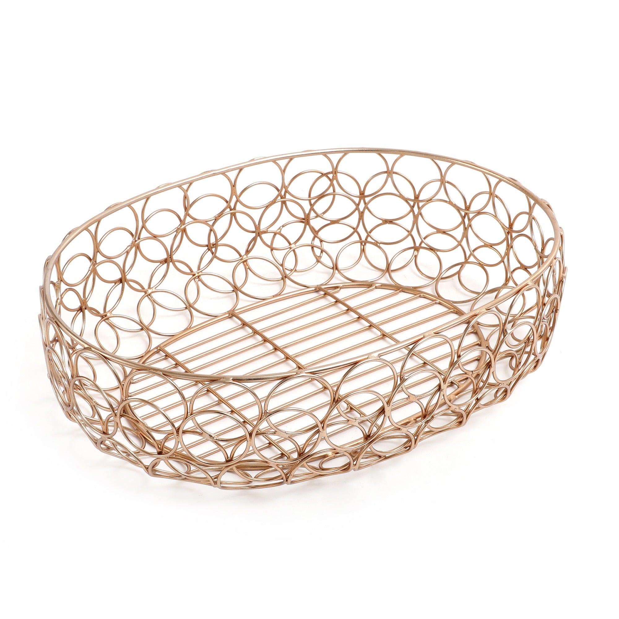 Meza Basket small size in copper