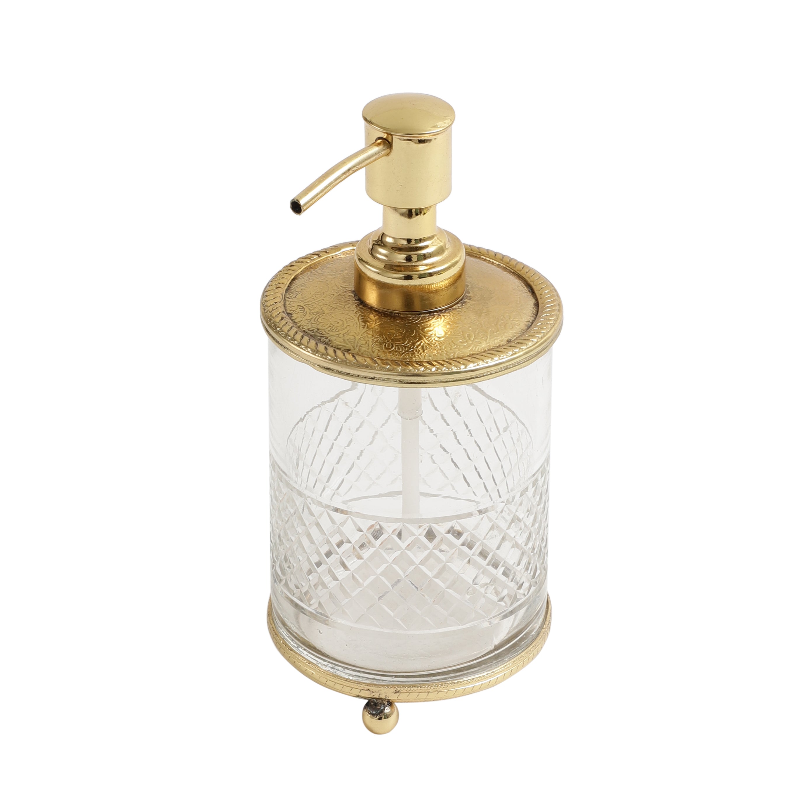 Blake Crystal Cut dispenser in Gold