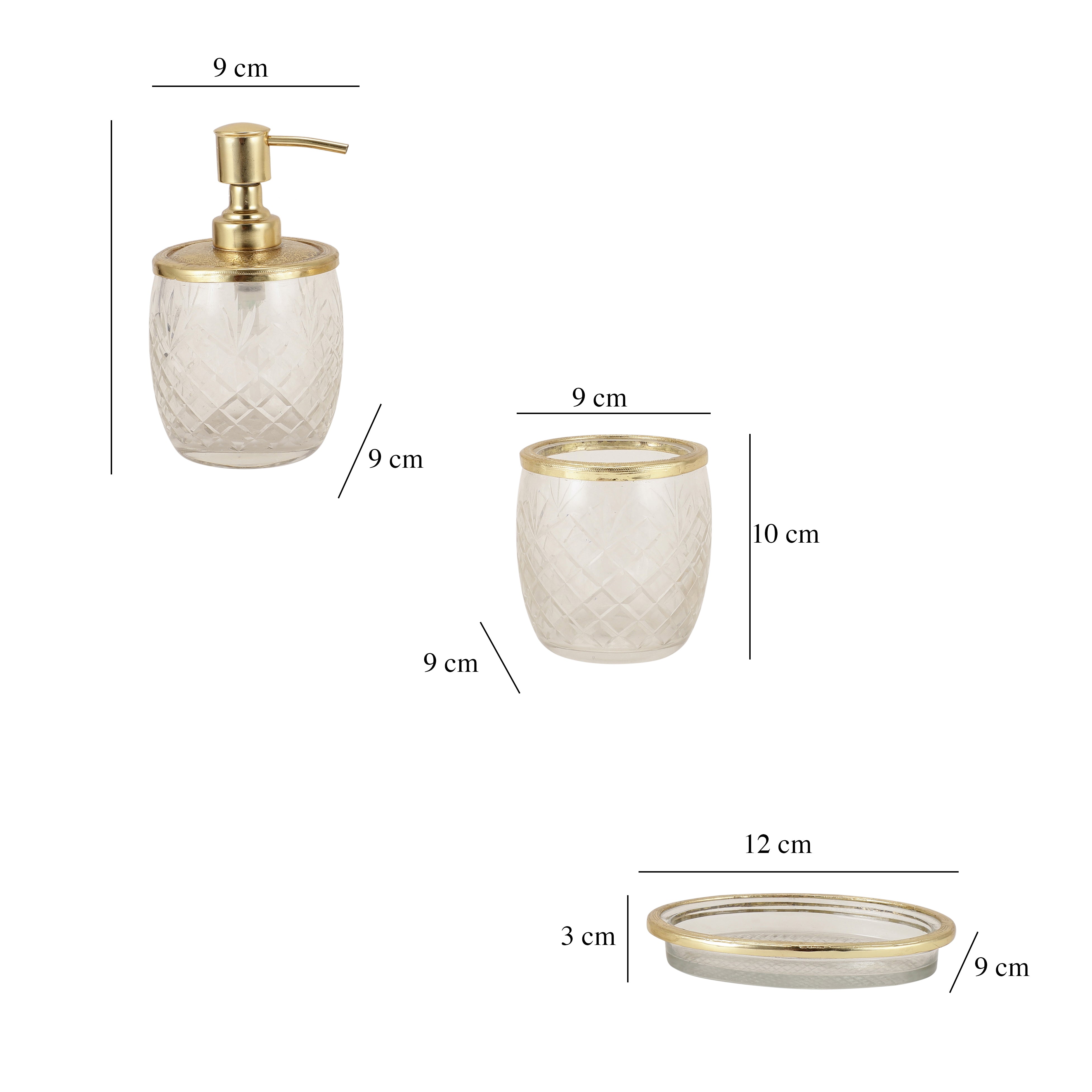 Olivia Diamond Crystal Cut bathroom