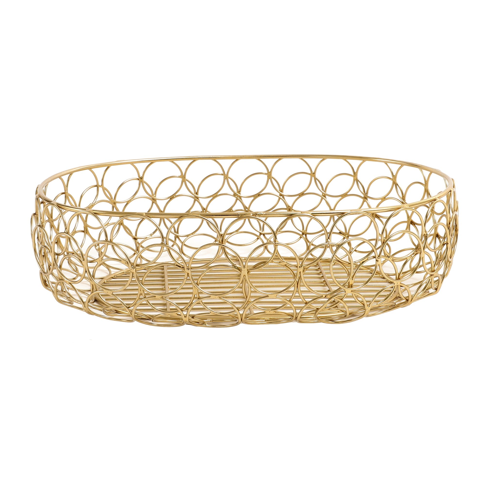 Meza Basket small size in gold