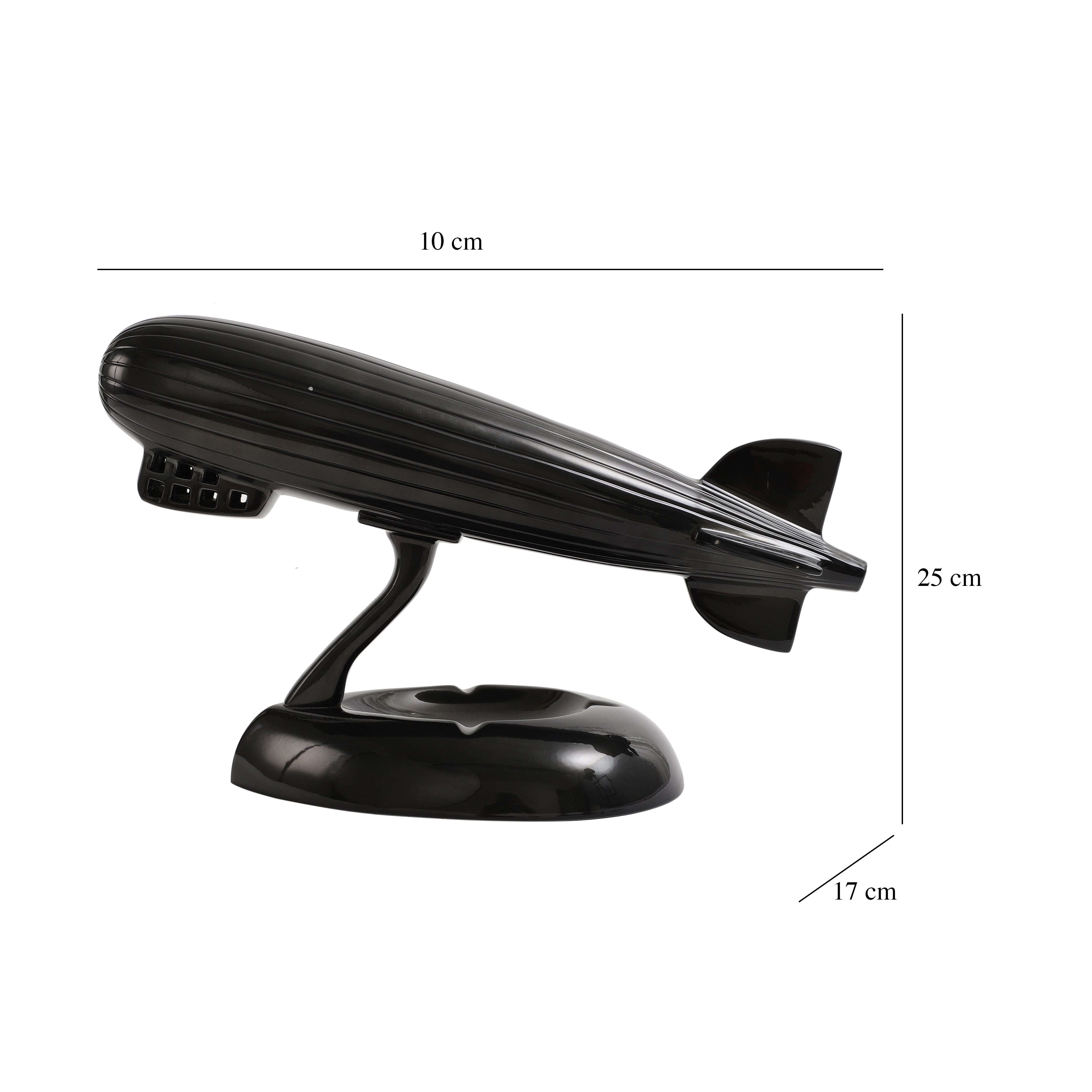 Zeppelin Metal Decorative Sculpture