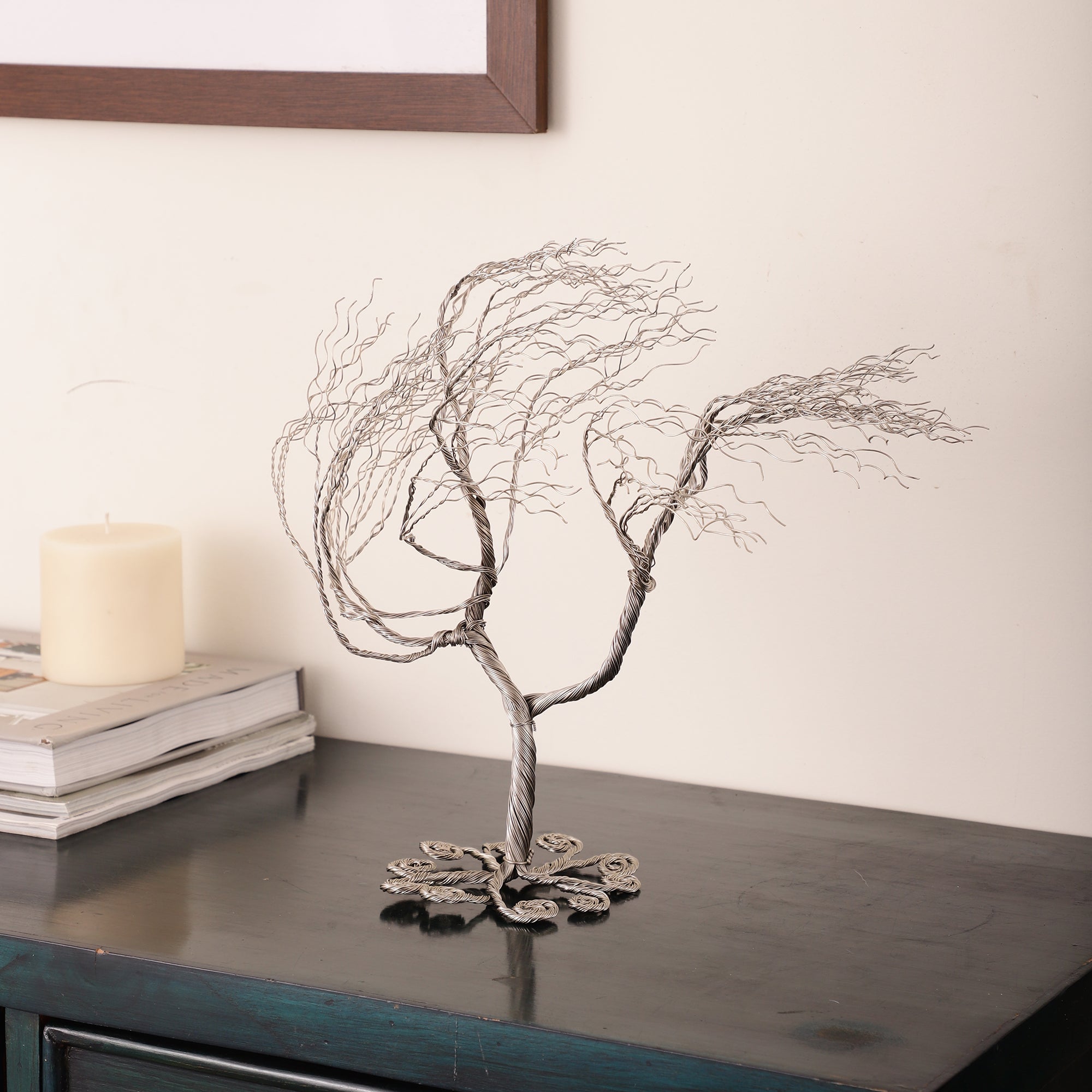 Breezy Branches Tree Sculpture in Silver