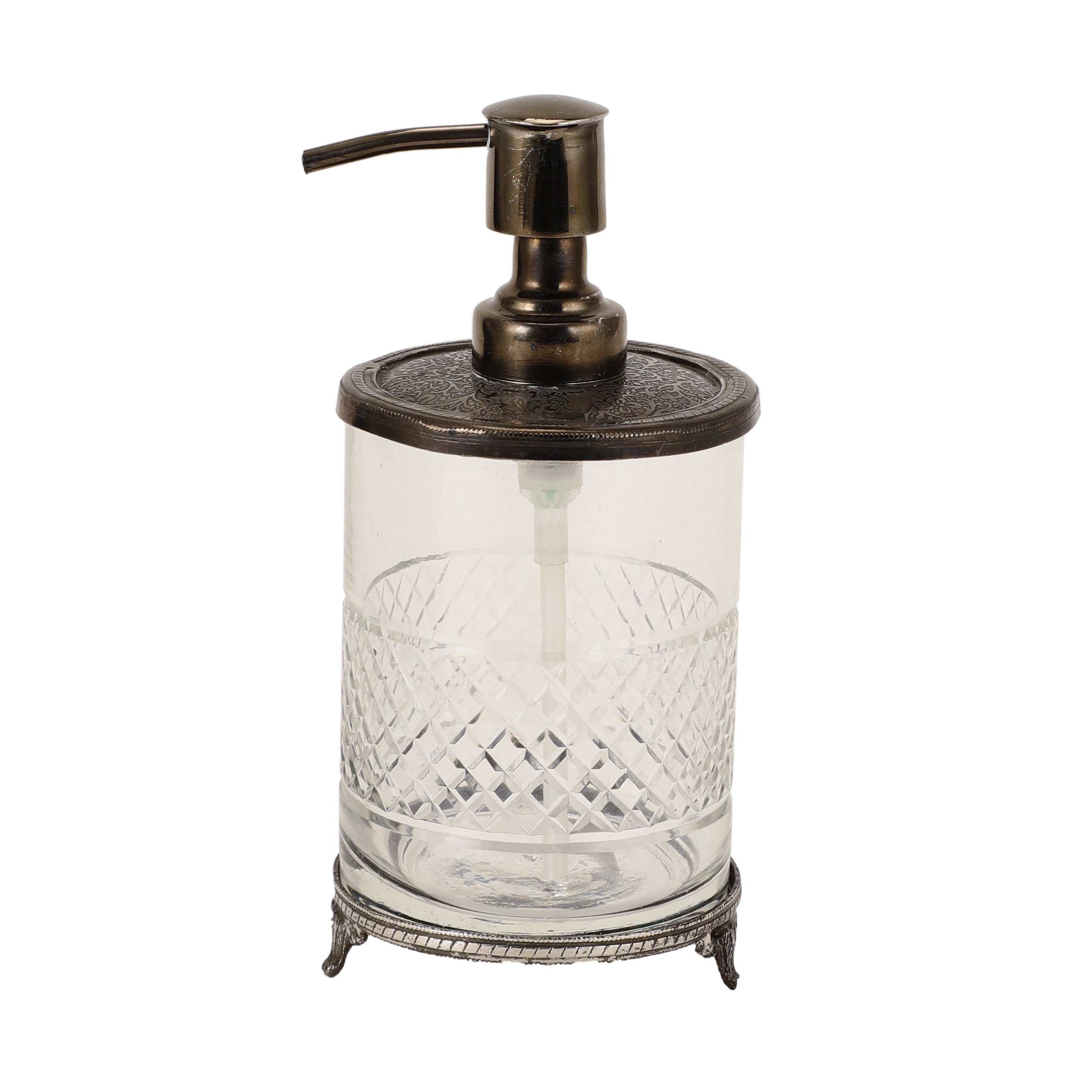 Blake Crystal Cut dispenser in black