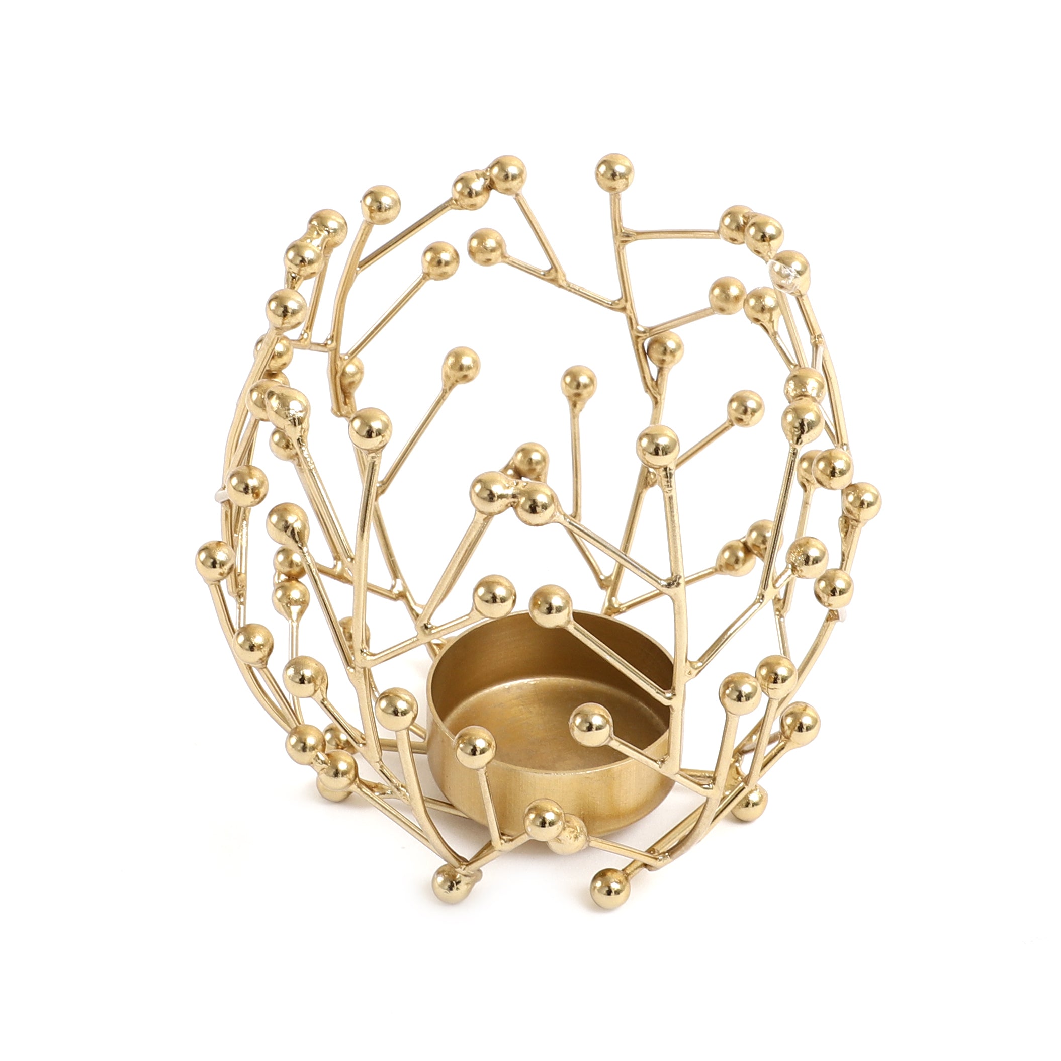 Juanita T-light Holder in Gold