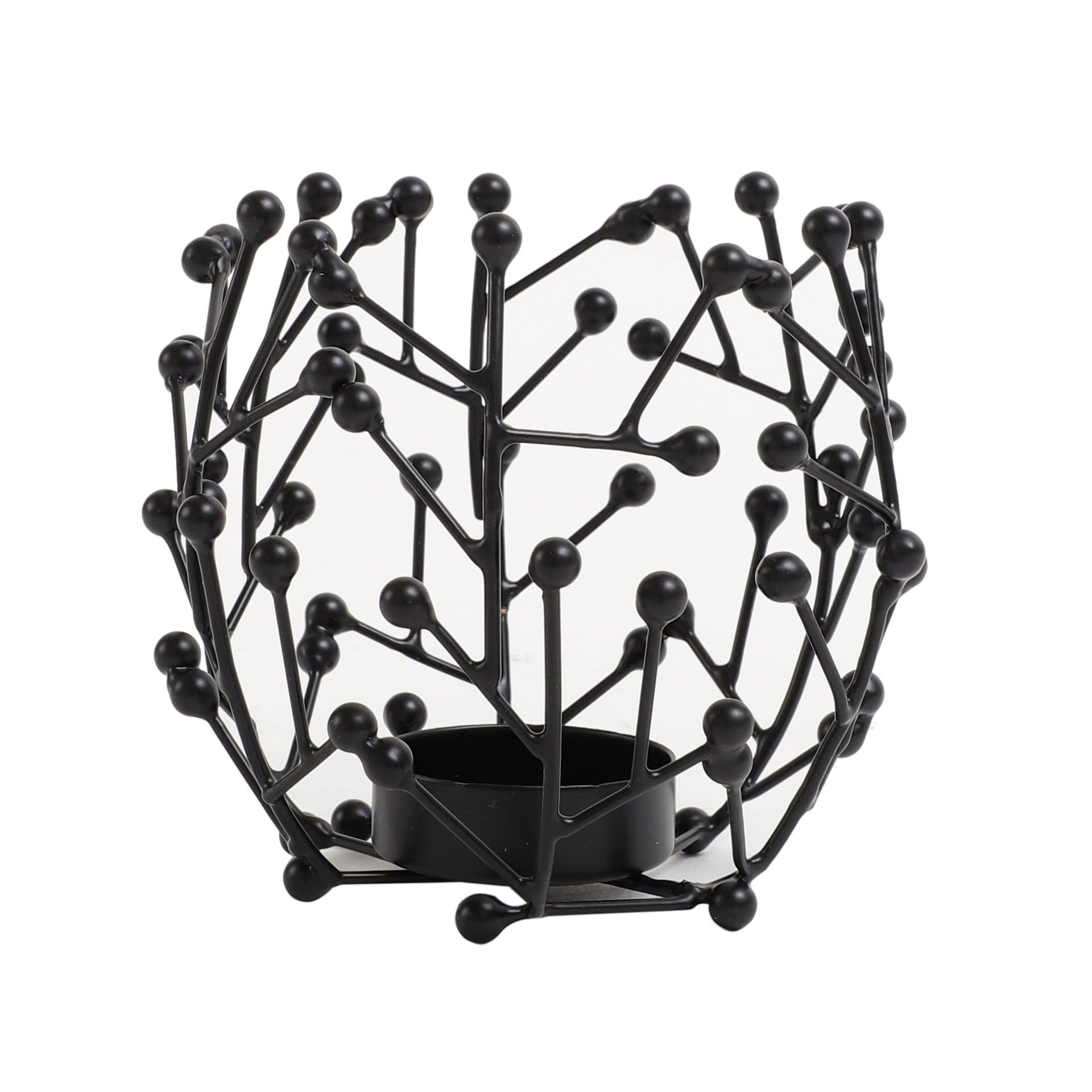 Juanita T-light Holder in Black