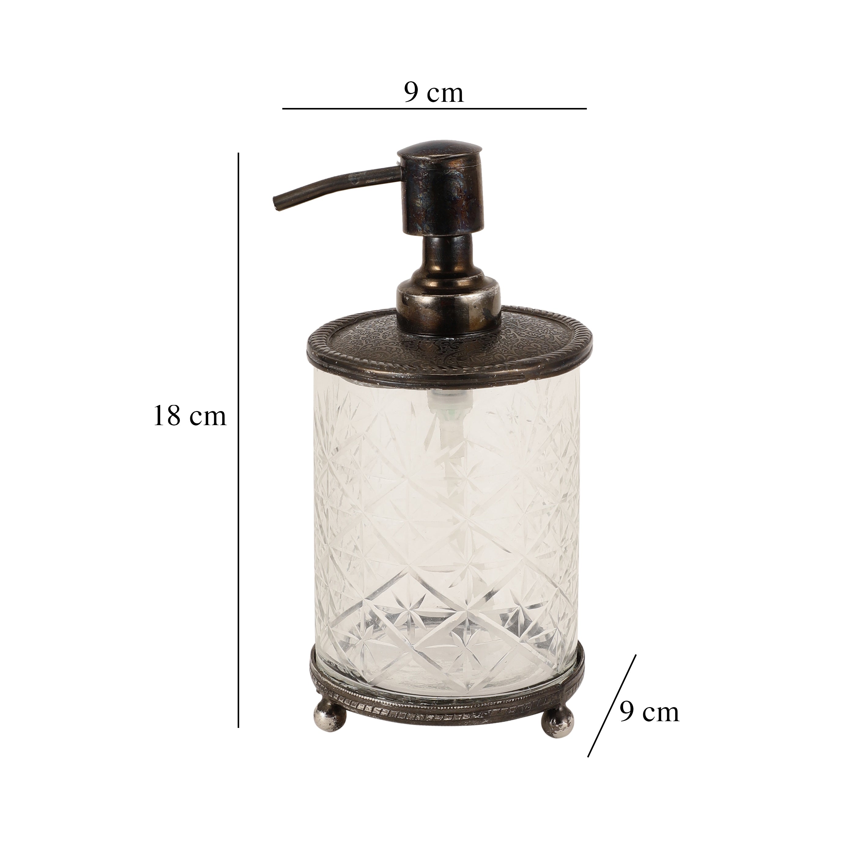 Kreng Crystal Cut dispenser in Black