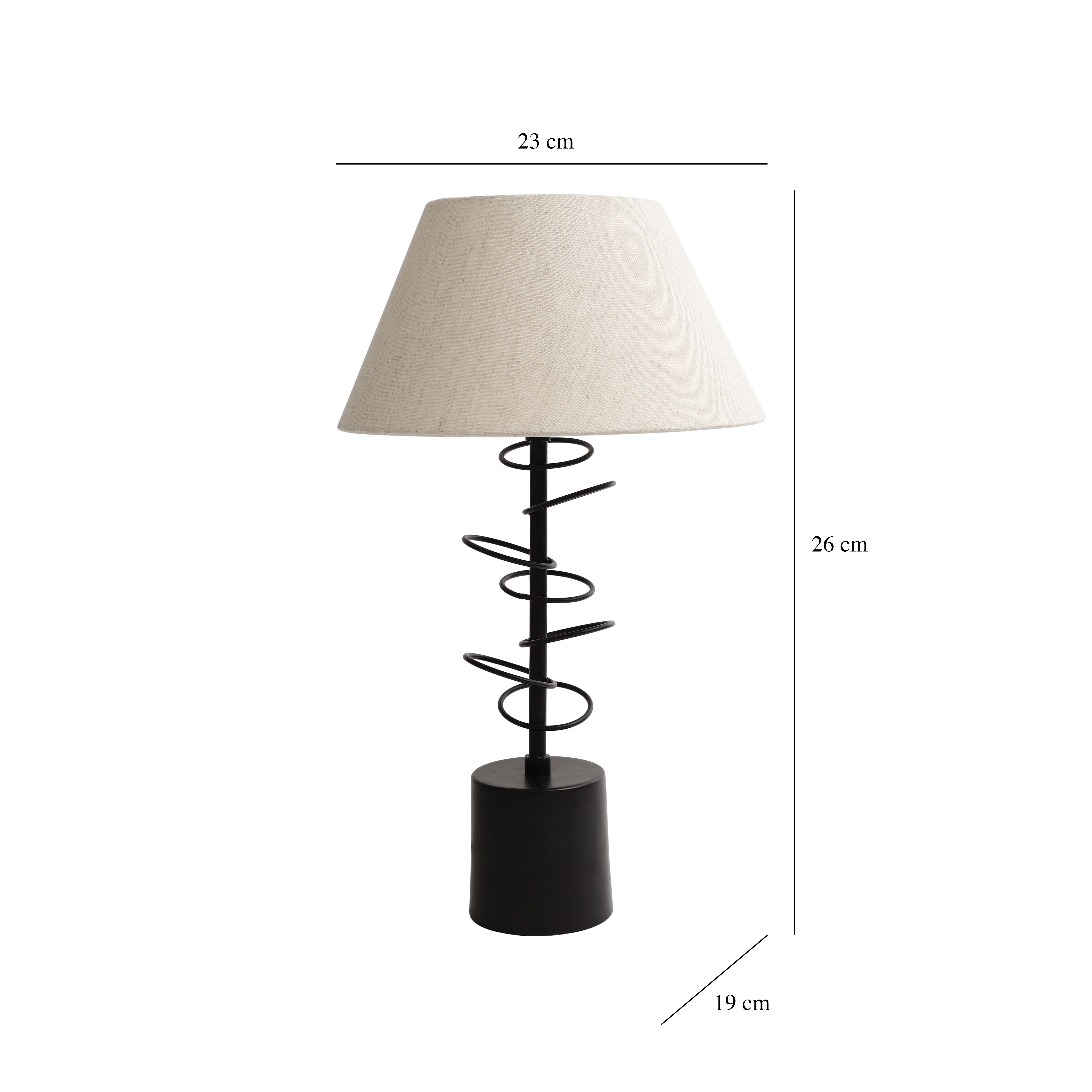 Cascading rings Table lamp