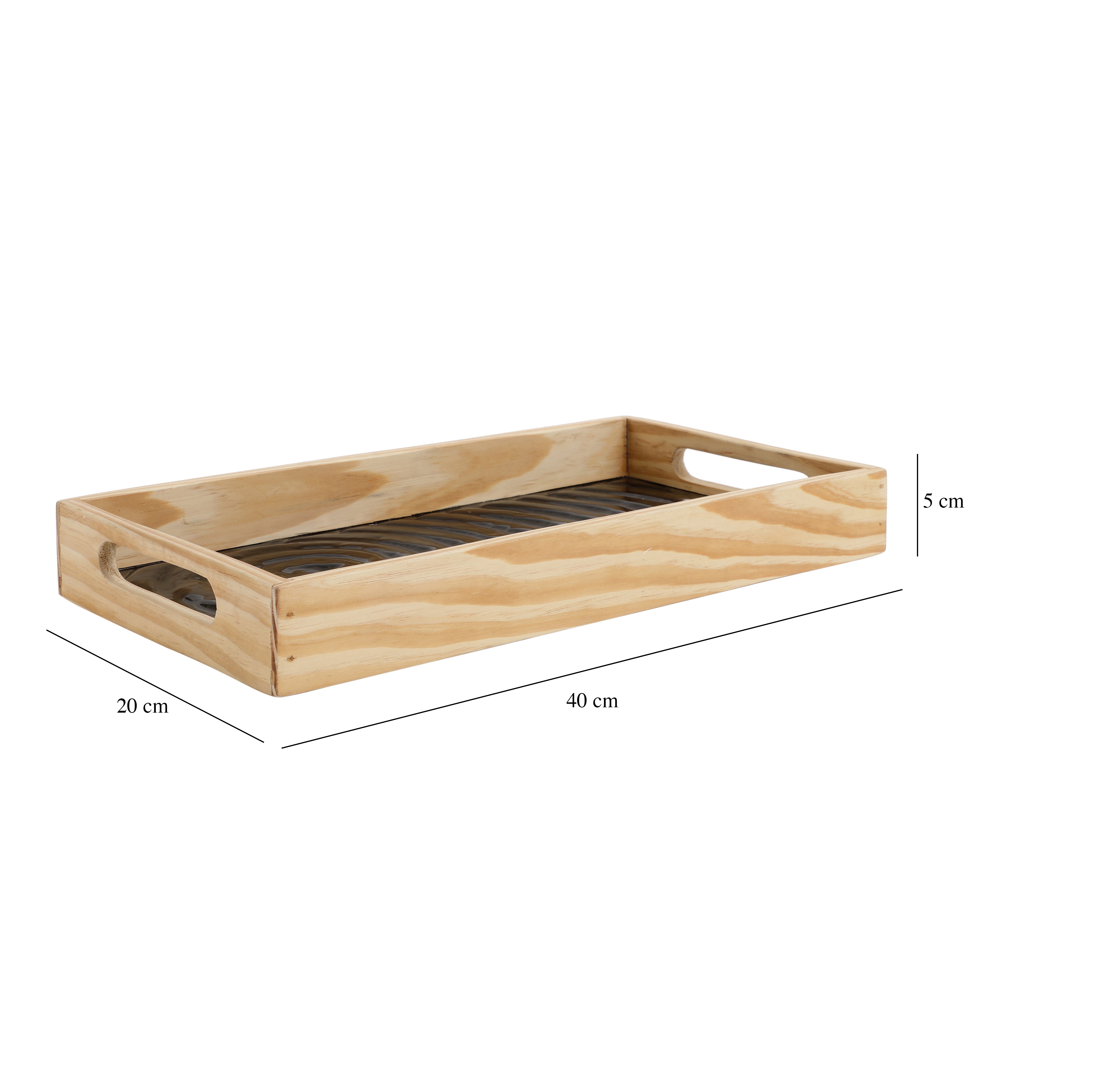 Duran Spiral Glass Tray