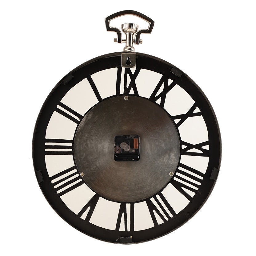 Vigil Wall Clock in Silver