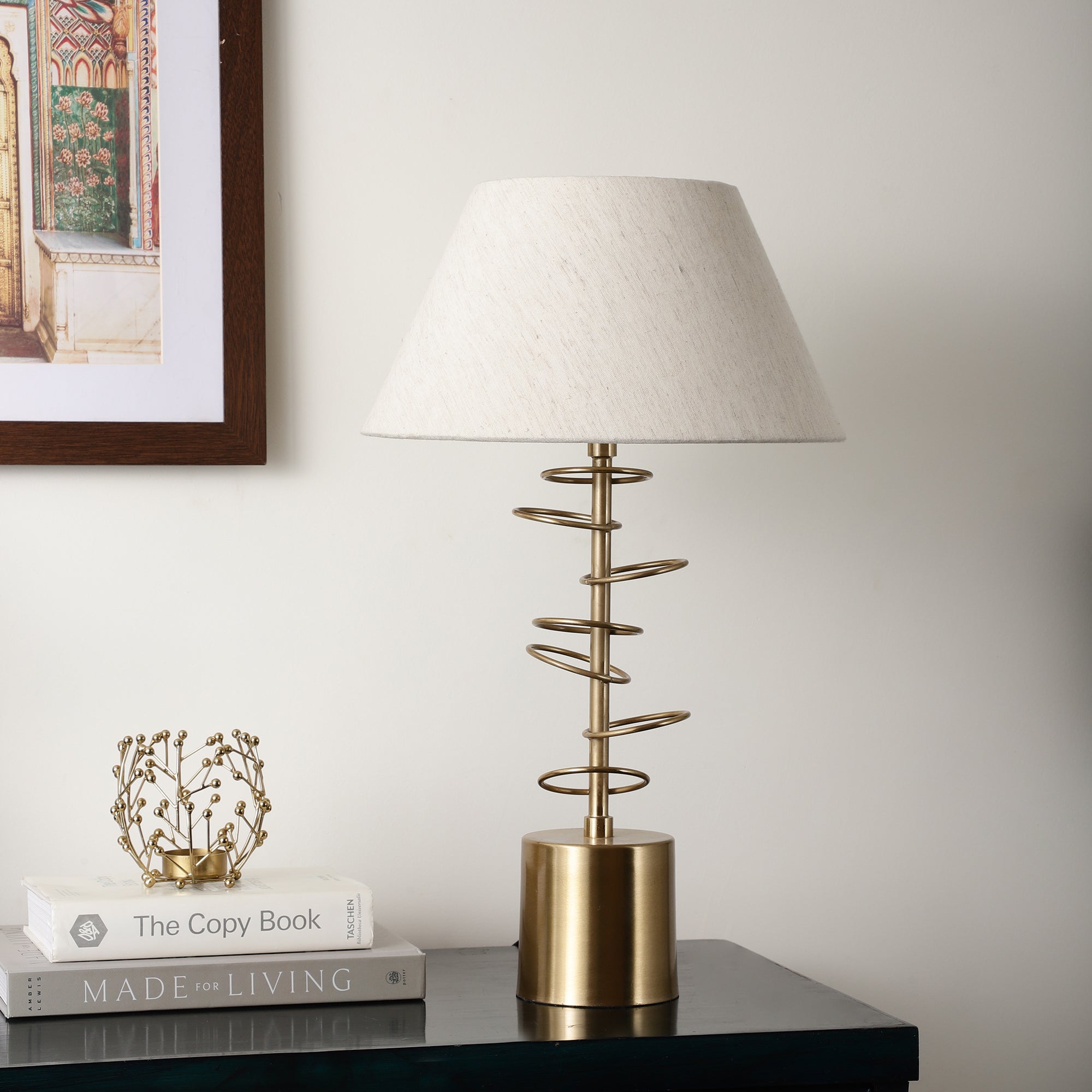 Cascading rings Table lamp