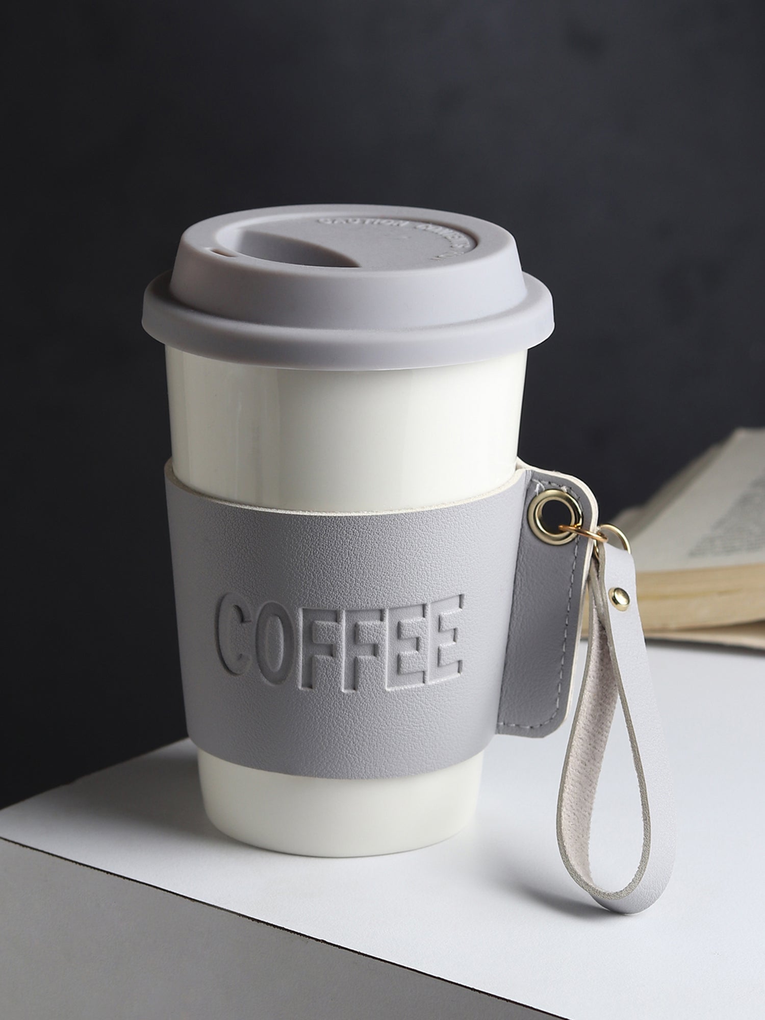 Little Latte Grey Ceramic Mug