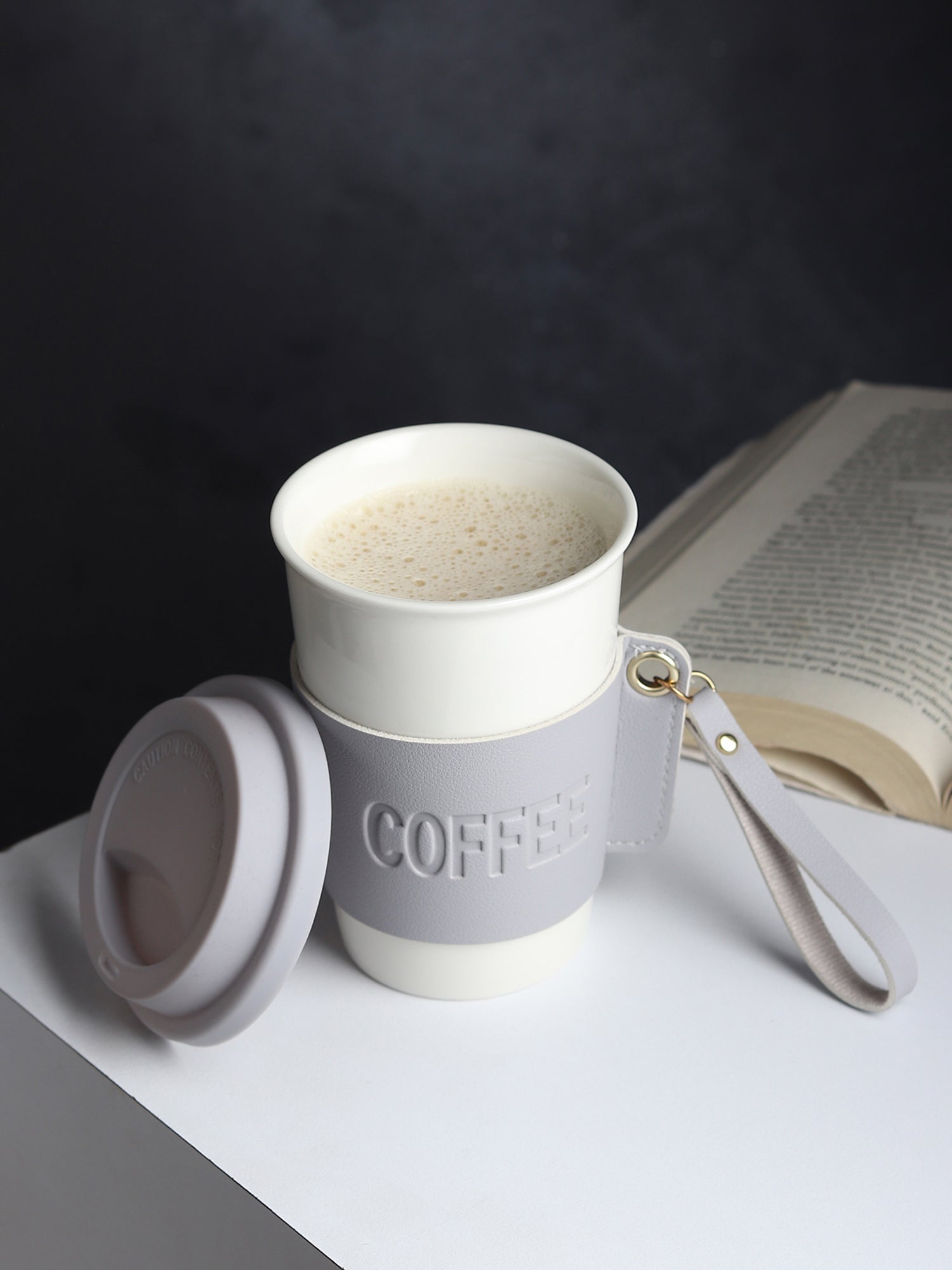 Little Latte Grey Ceramic Mug