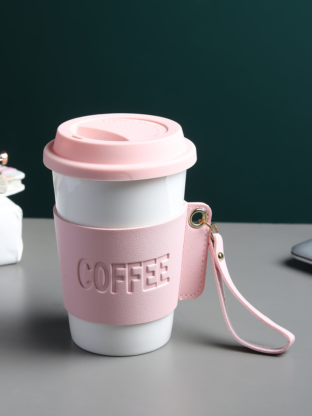 Brewster Coffee Pink Ceramic Mug