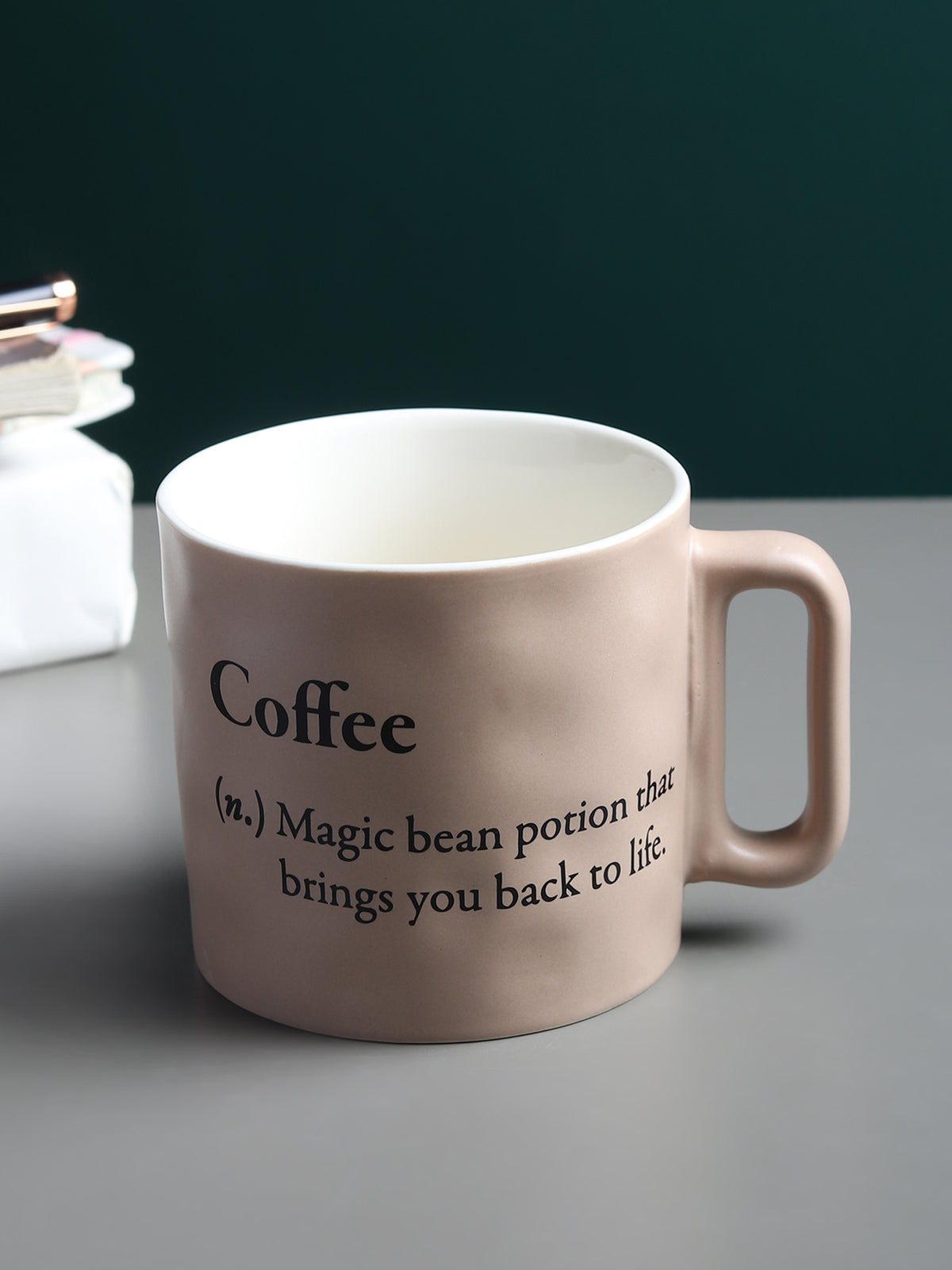 Quip cream ceramic Mug