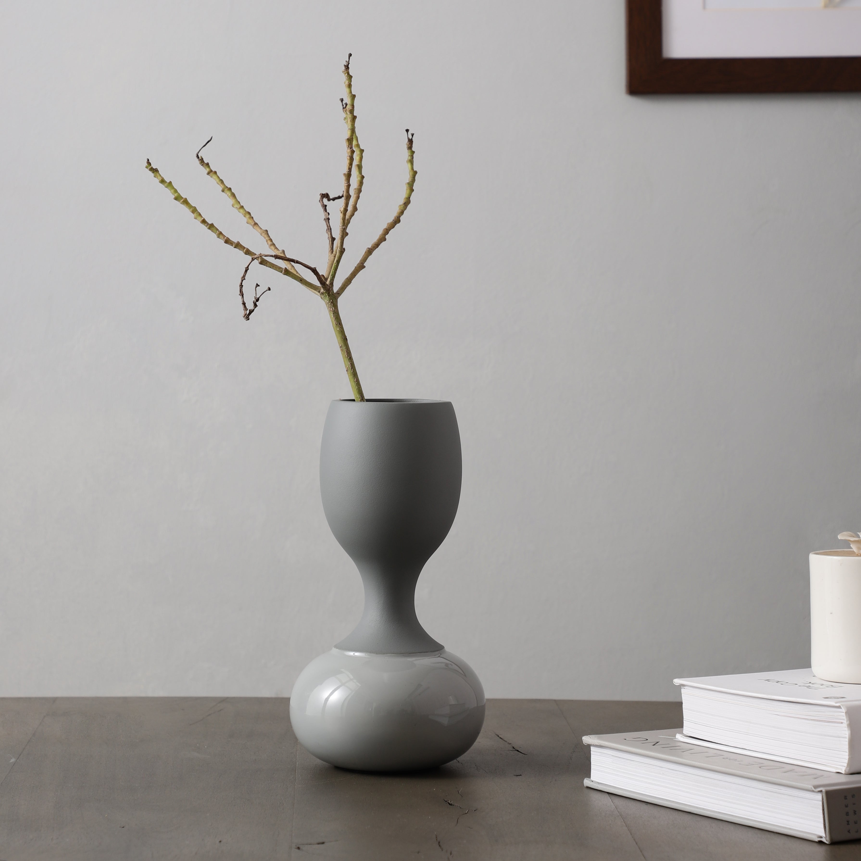 Chalice Enamel Vase