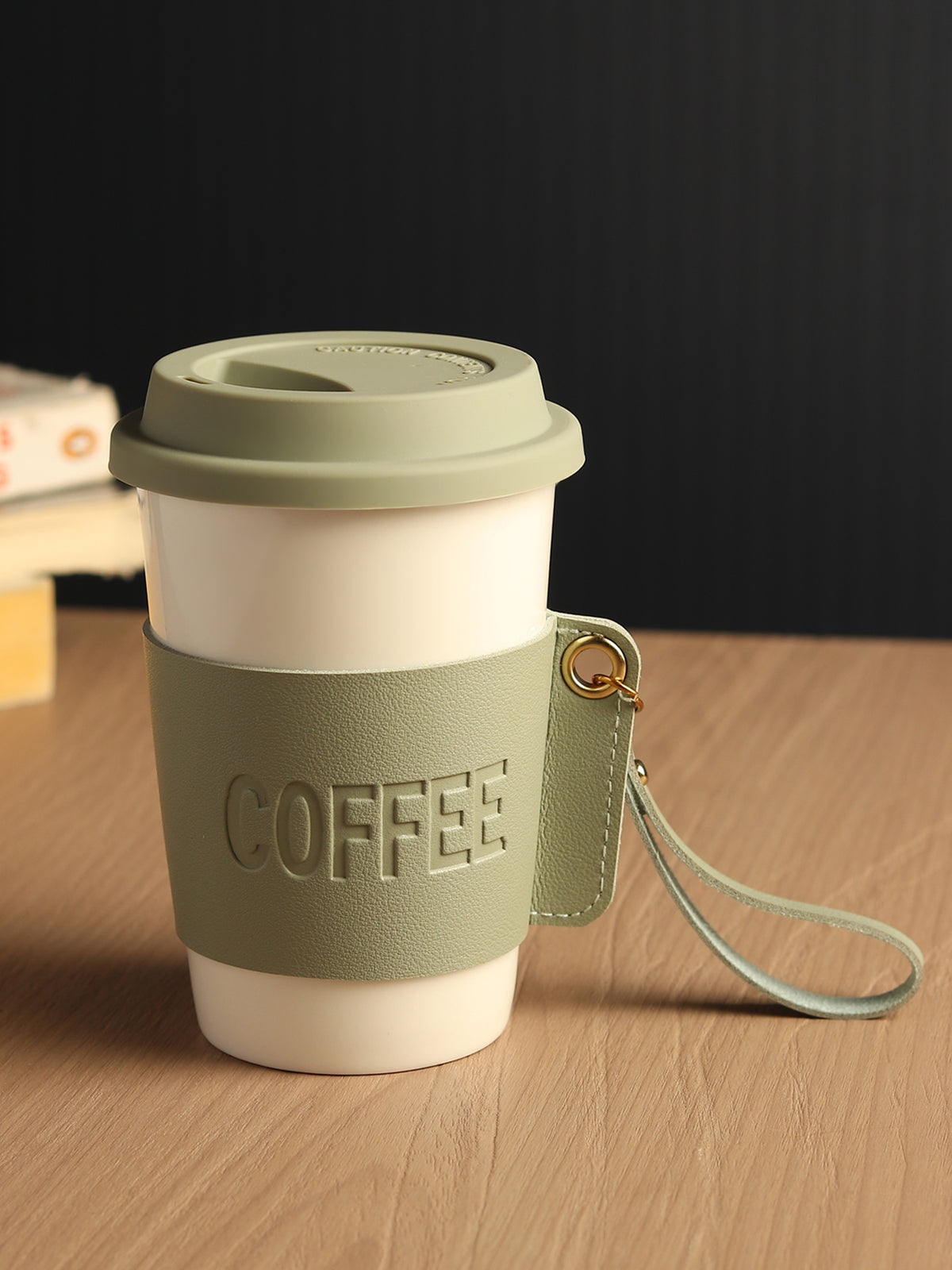 Brewster Coffee Green Ceramic Mug