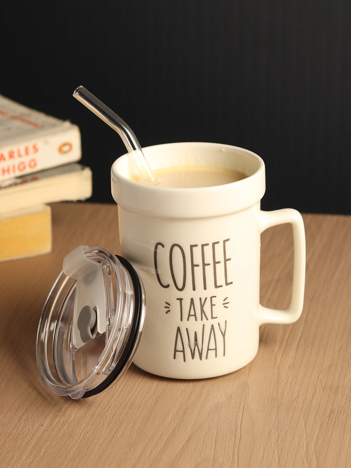 Percy White Ceramic GS Mug
