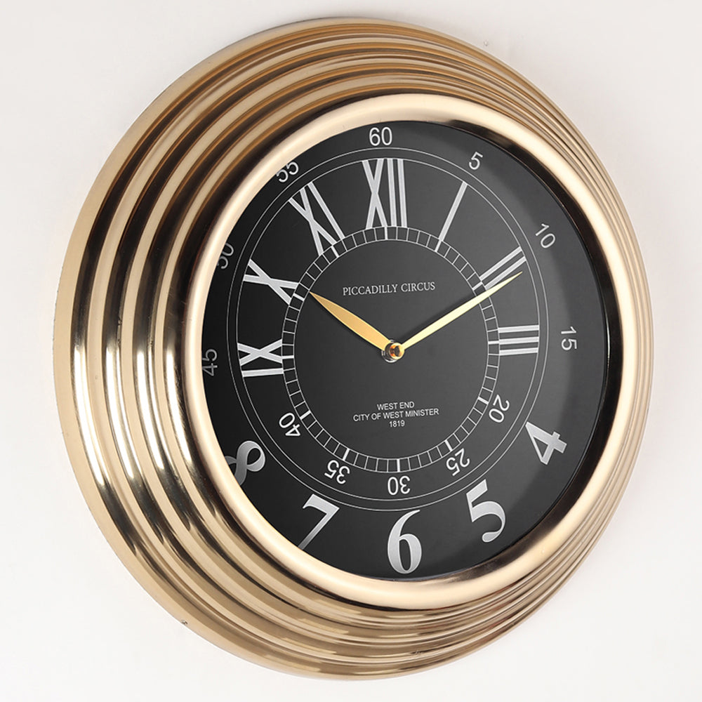 Gilded Wall Clock