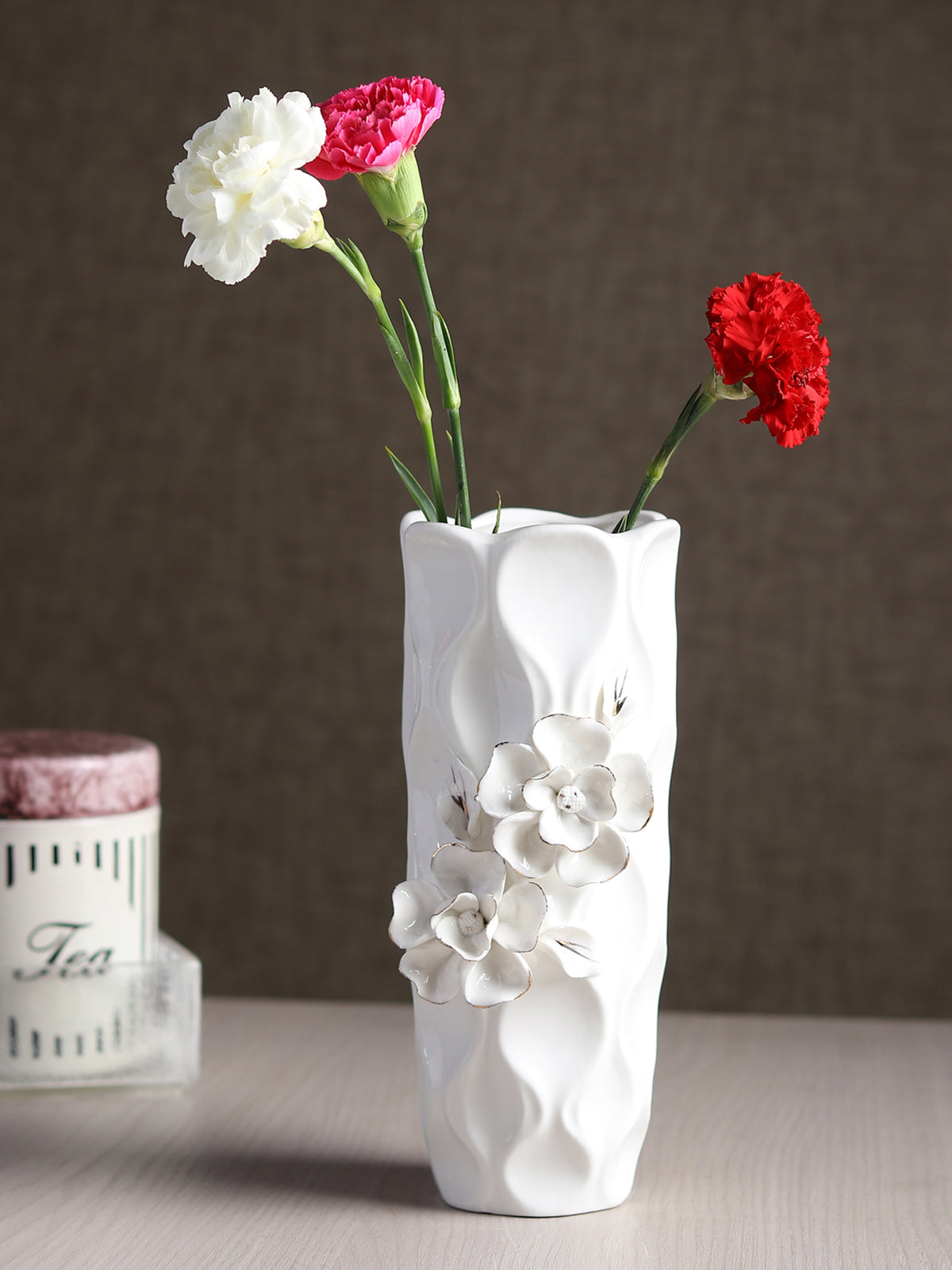 Lenora Fleur Porcelain Vase