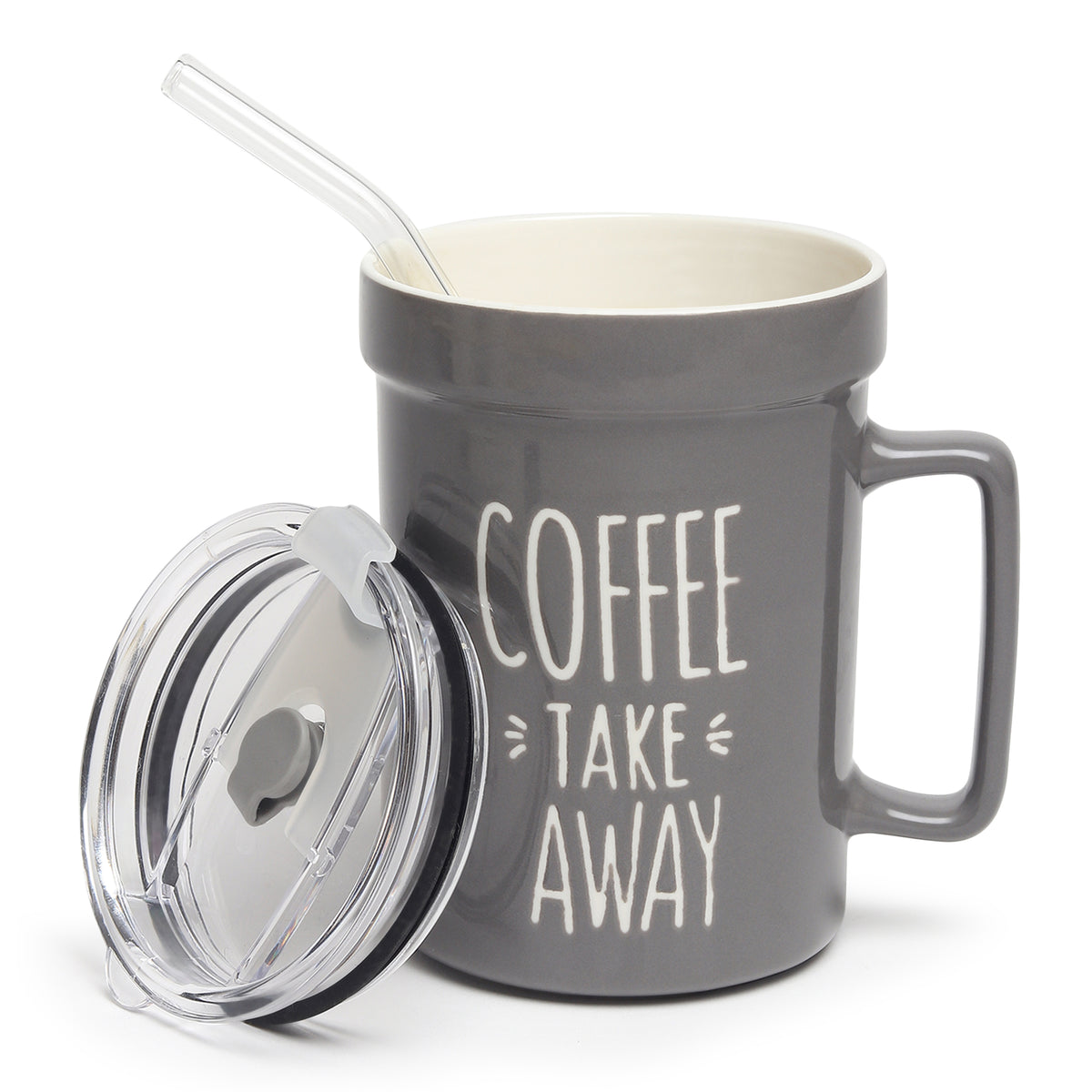 Mugsy Grey Ceramic GS Mug