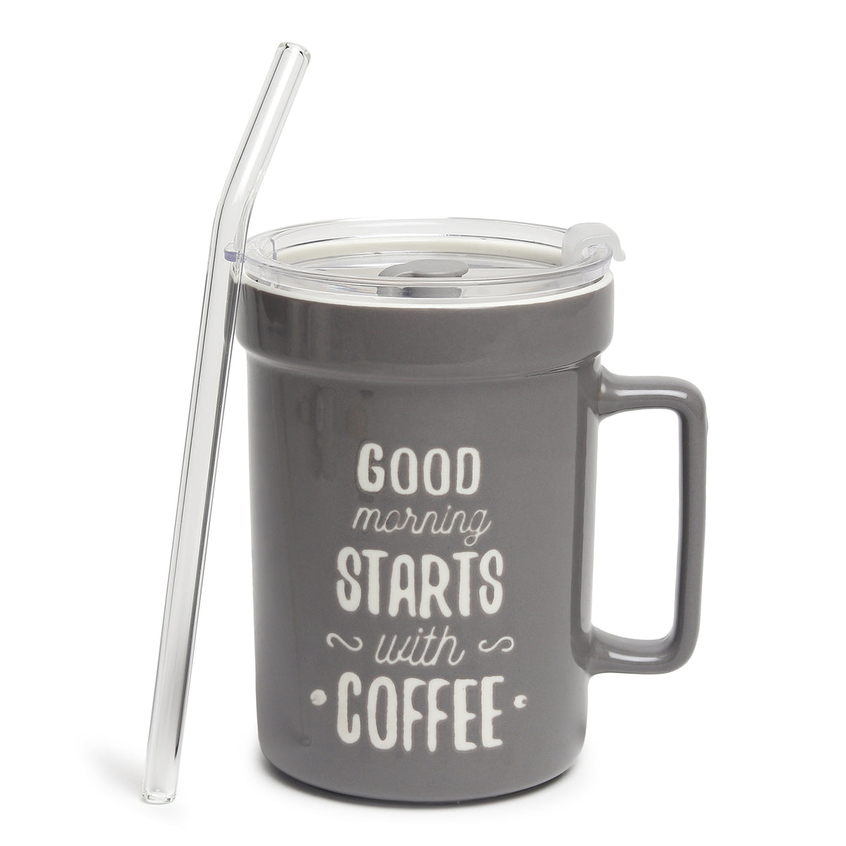 Mugsy Grey Ceramic GS Mug