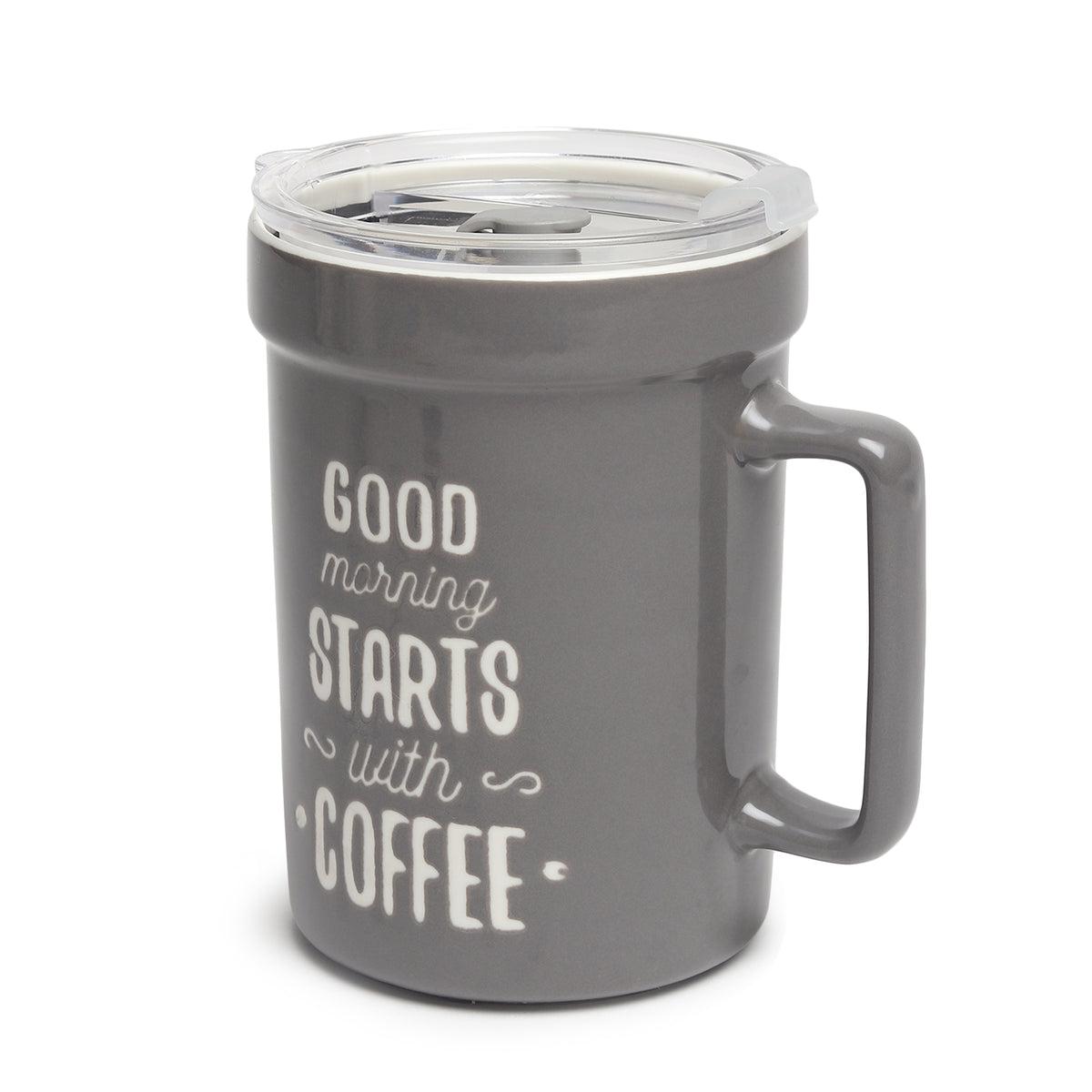 Mugsy Grey Ceramic GS Mug