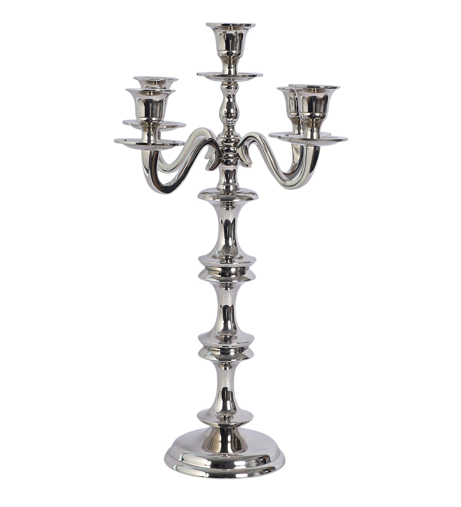 Imperium Grande 5-Arm Silver Candleholder
