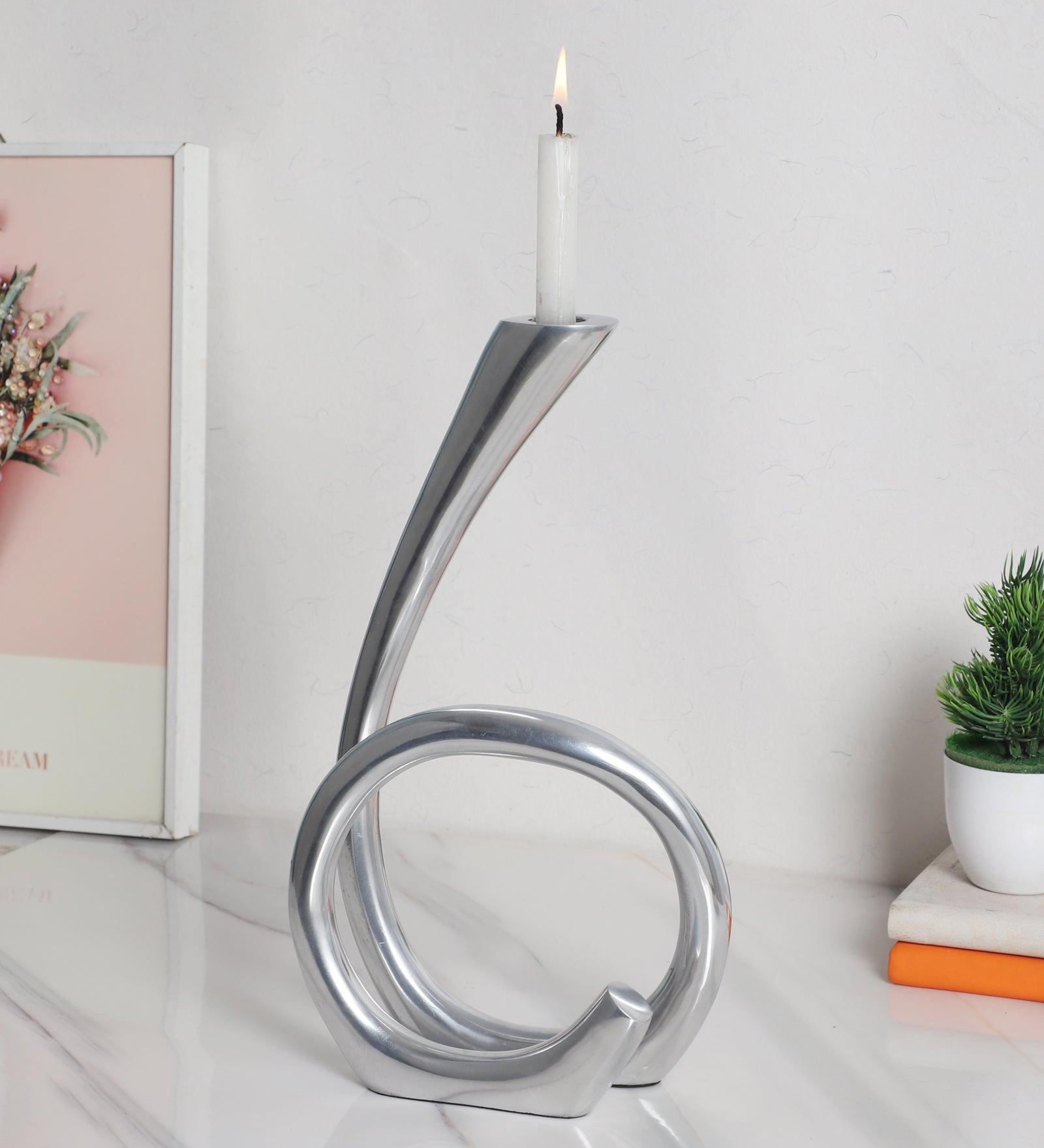 Flame Twisted in Silver