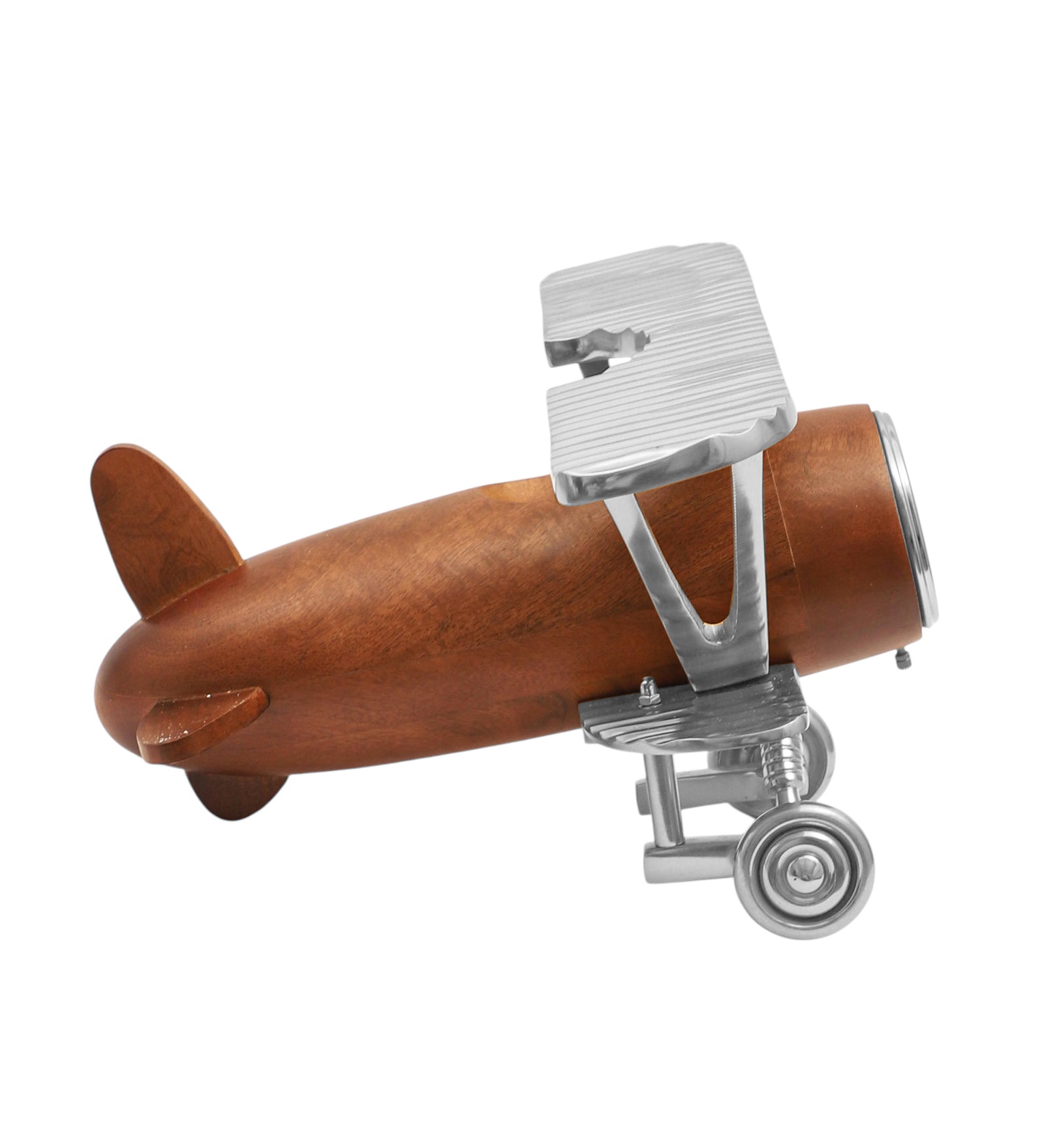 Meridian’s Sentinel table clock silver