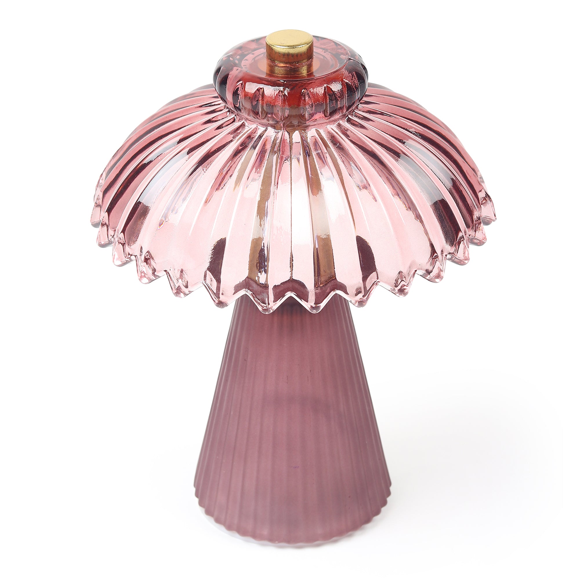 Cressa Crystelle Purple Glass Lamp