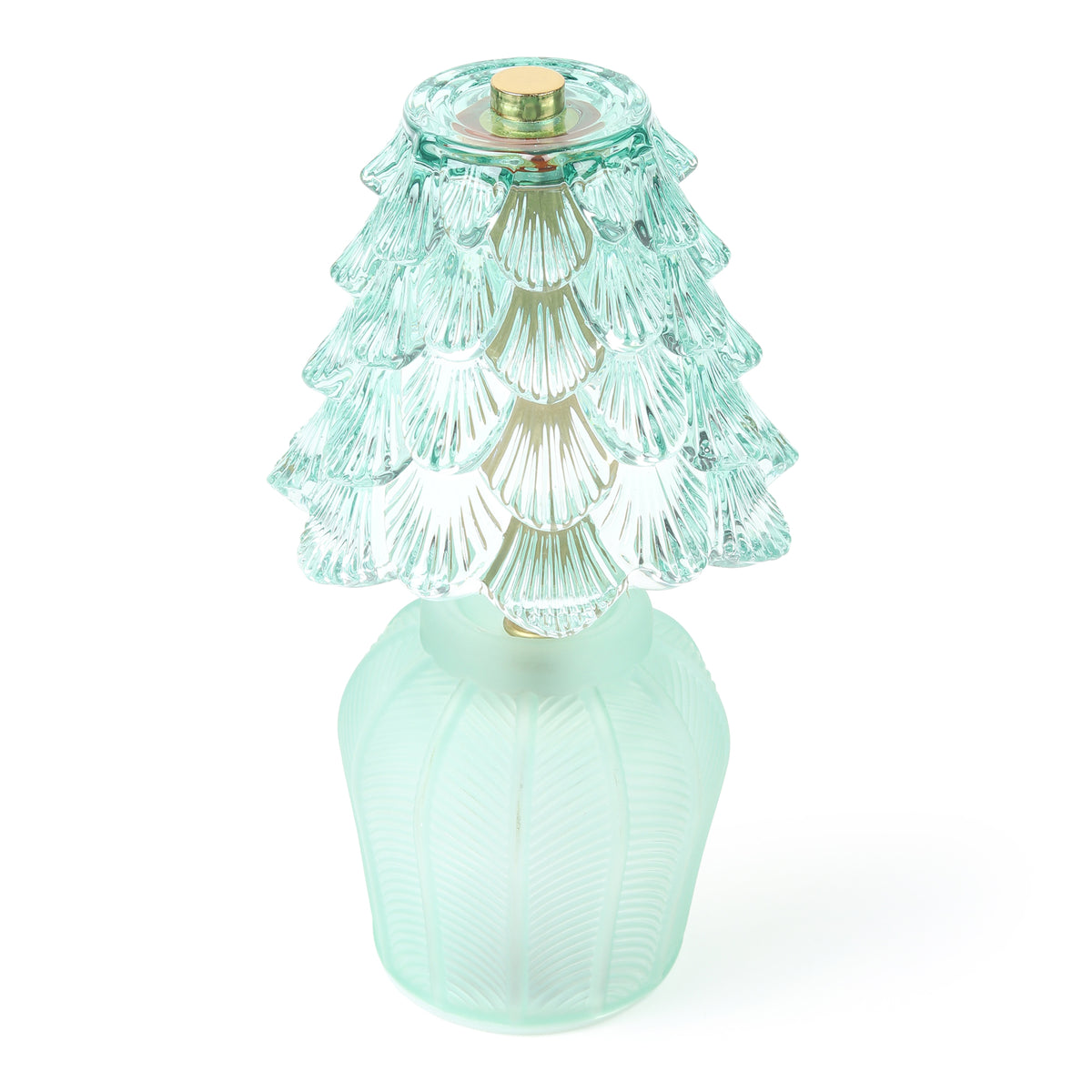 Marcelle Mini Crystelle Green Glass Lamp