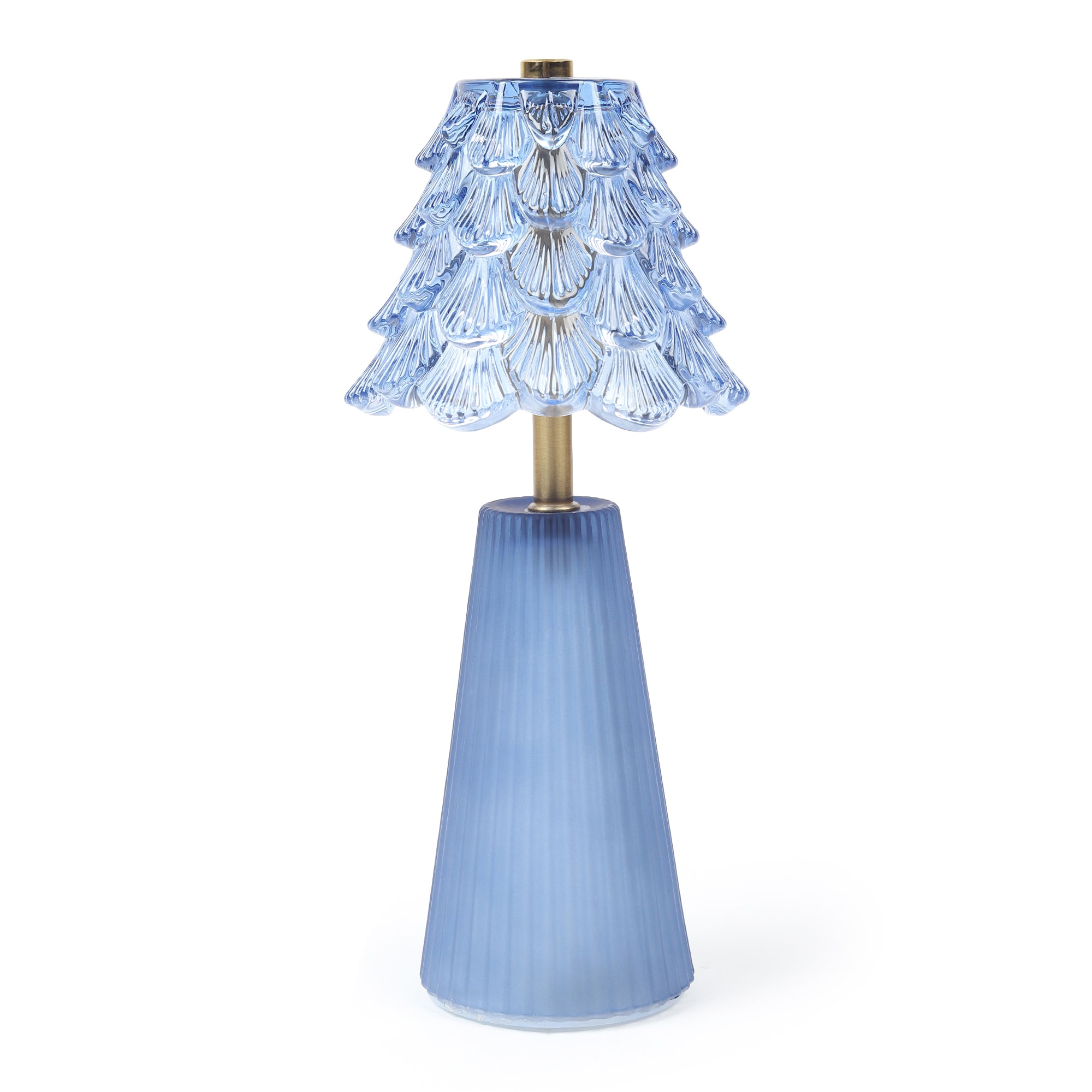 Marcelle Crystelle Blue Glass Lamp