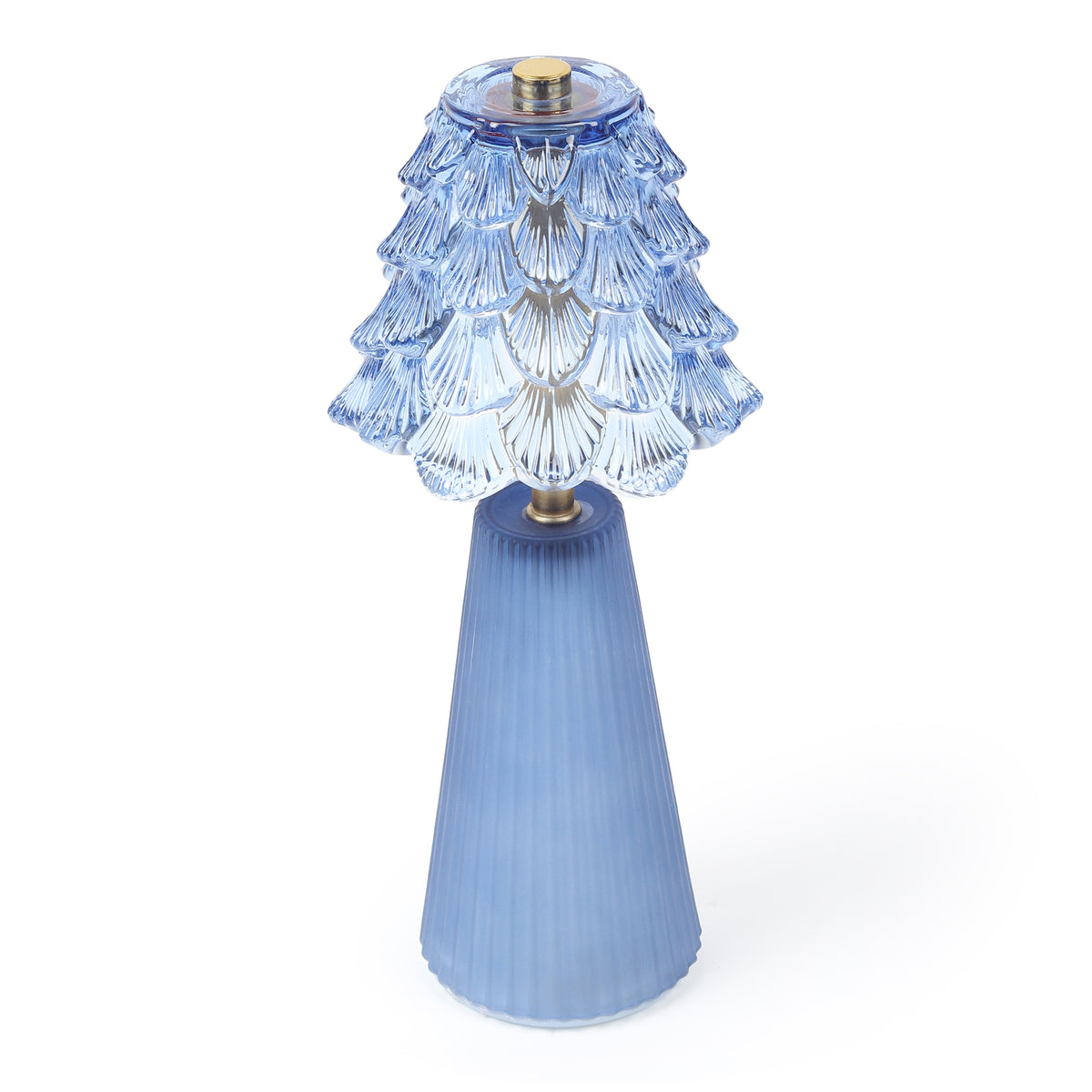 Marcelle Crystelle Blue Glass Lamp