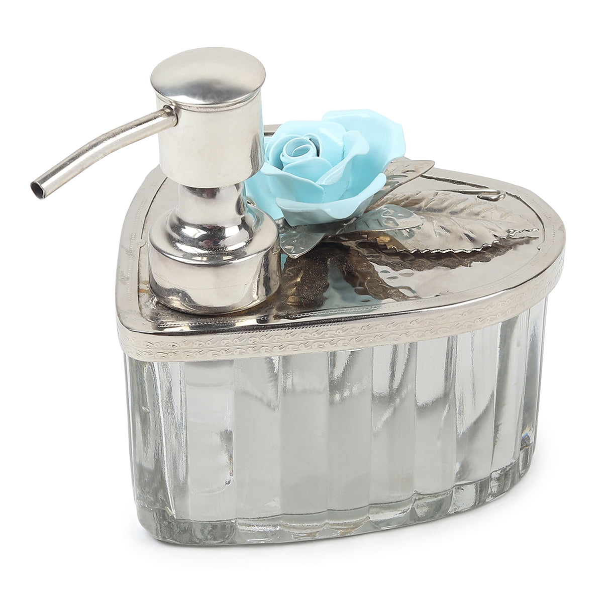 Petal Eclat Blue Glass Dispenser