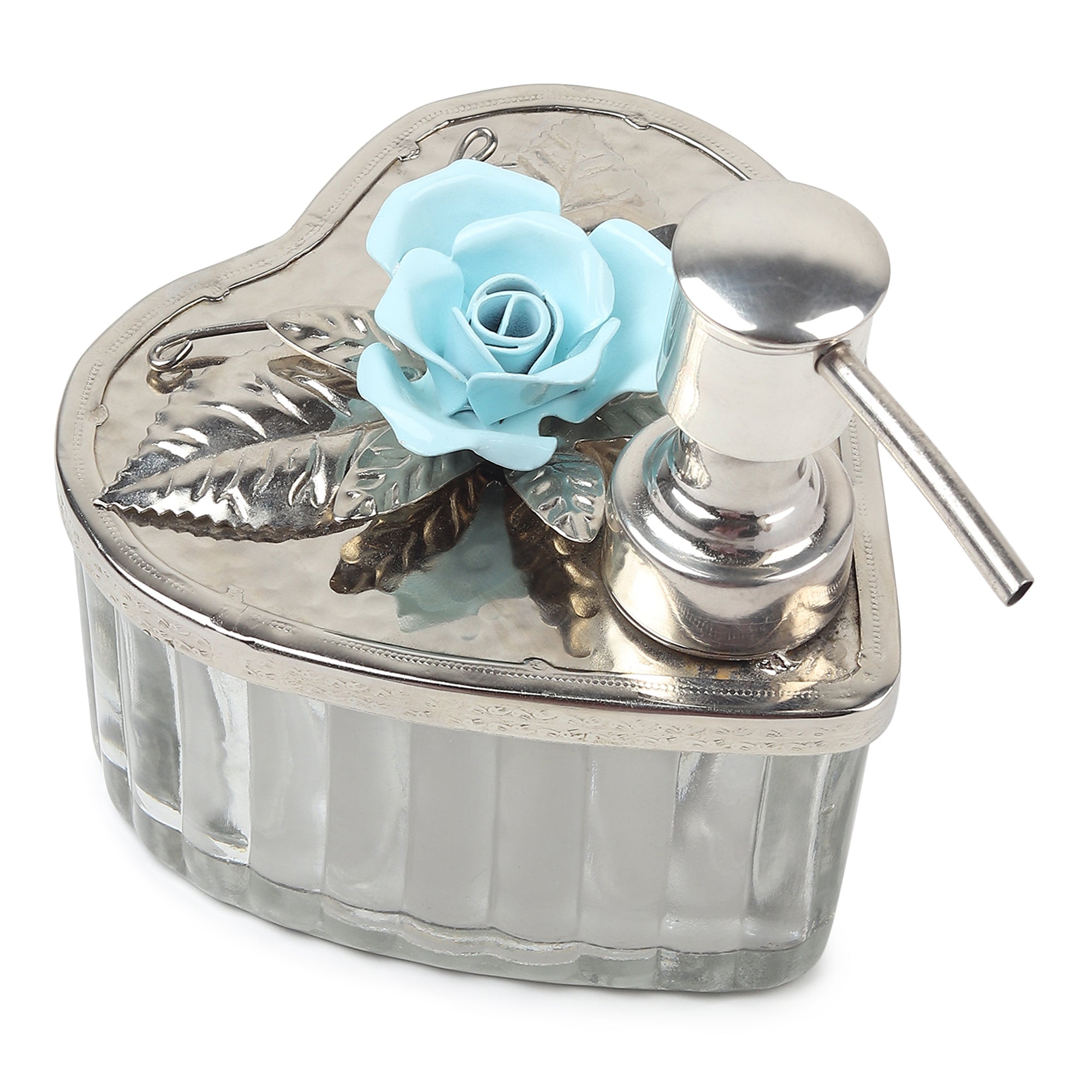 Petal Eclat Blue Glass Dispenser