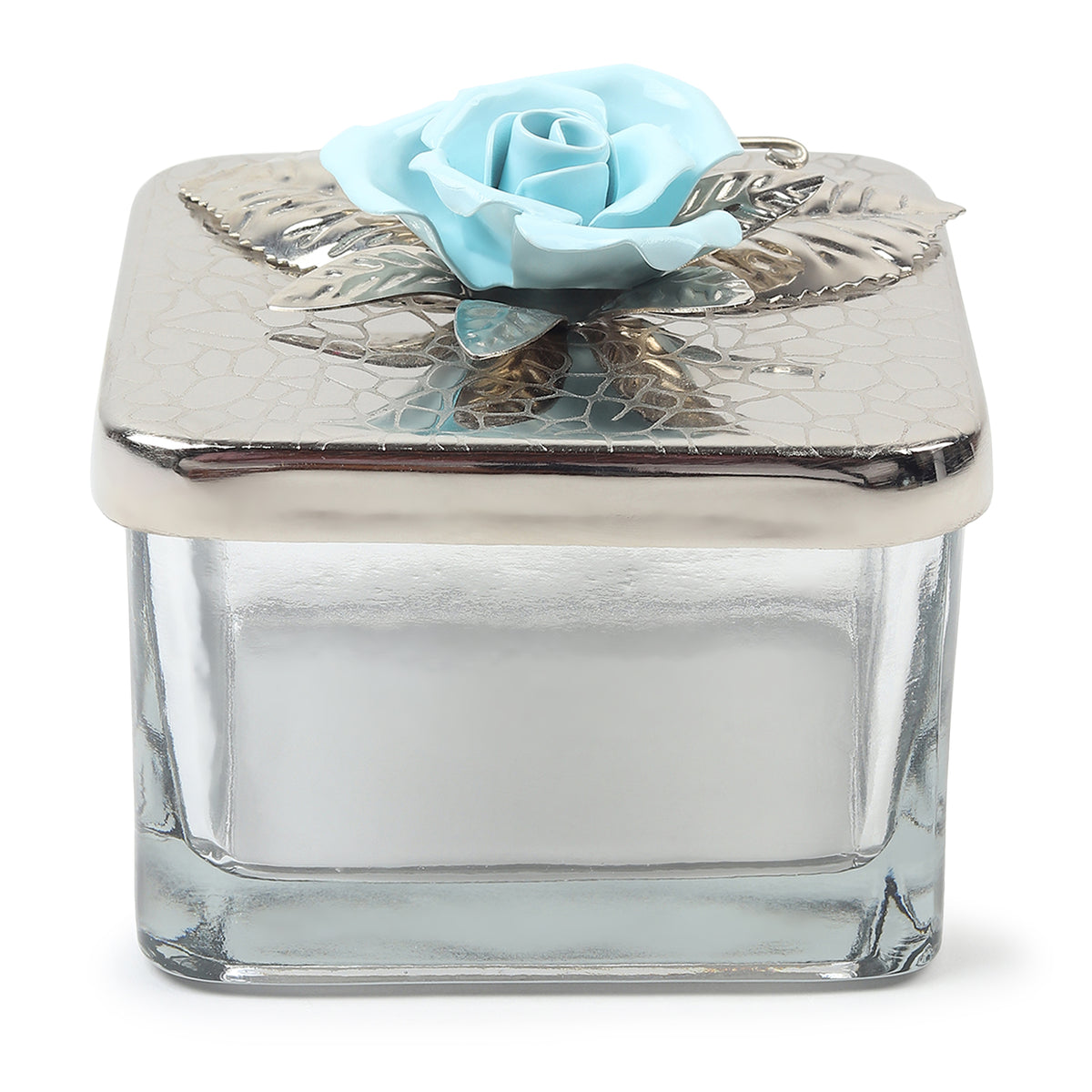 Petal Eclat Blue Square storage Box