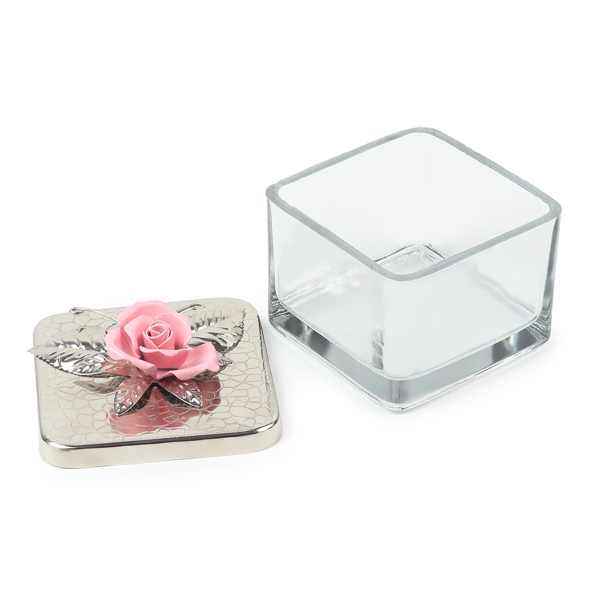 Petal Eclat Pink Square storage Box
