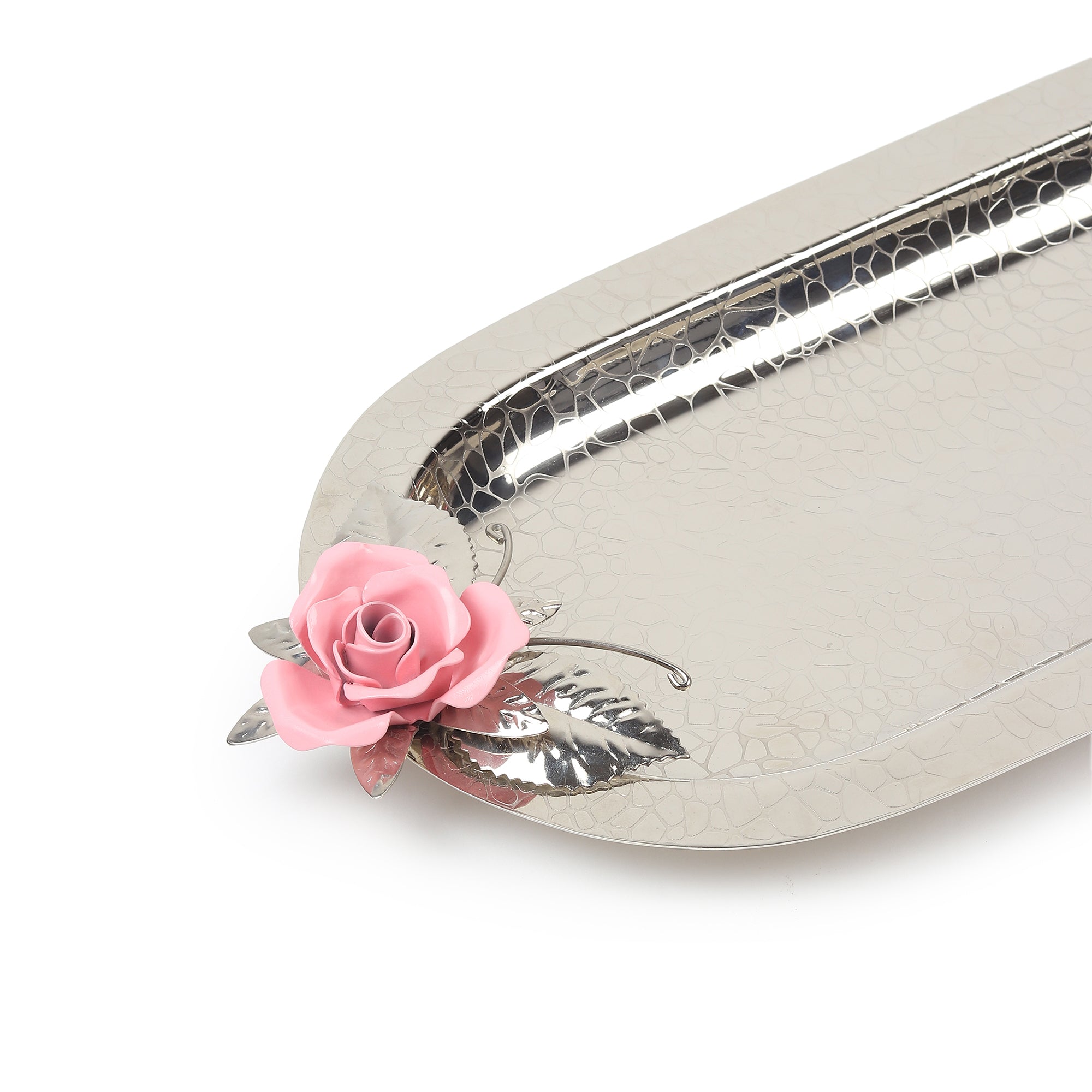 Petal Eclat Pink Oval Tray