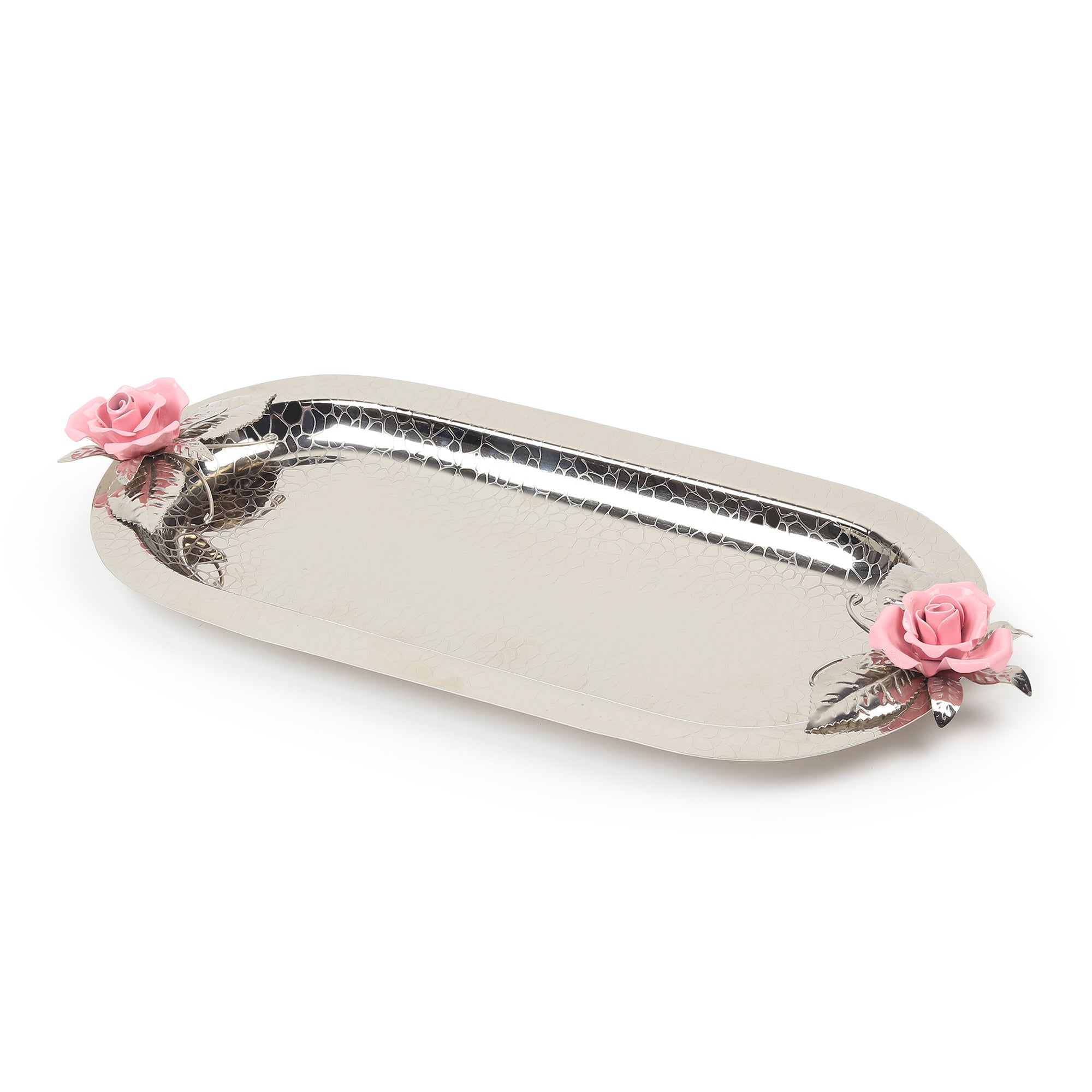 Petal Eclat Pink Oval Tray
