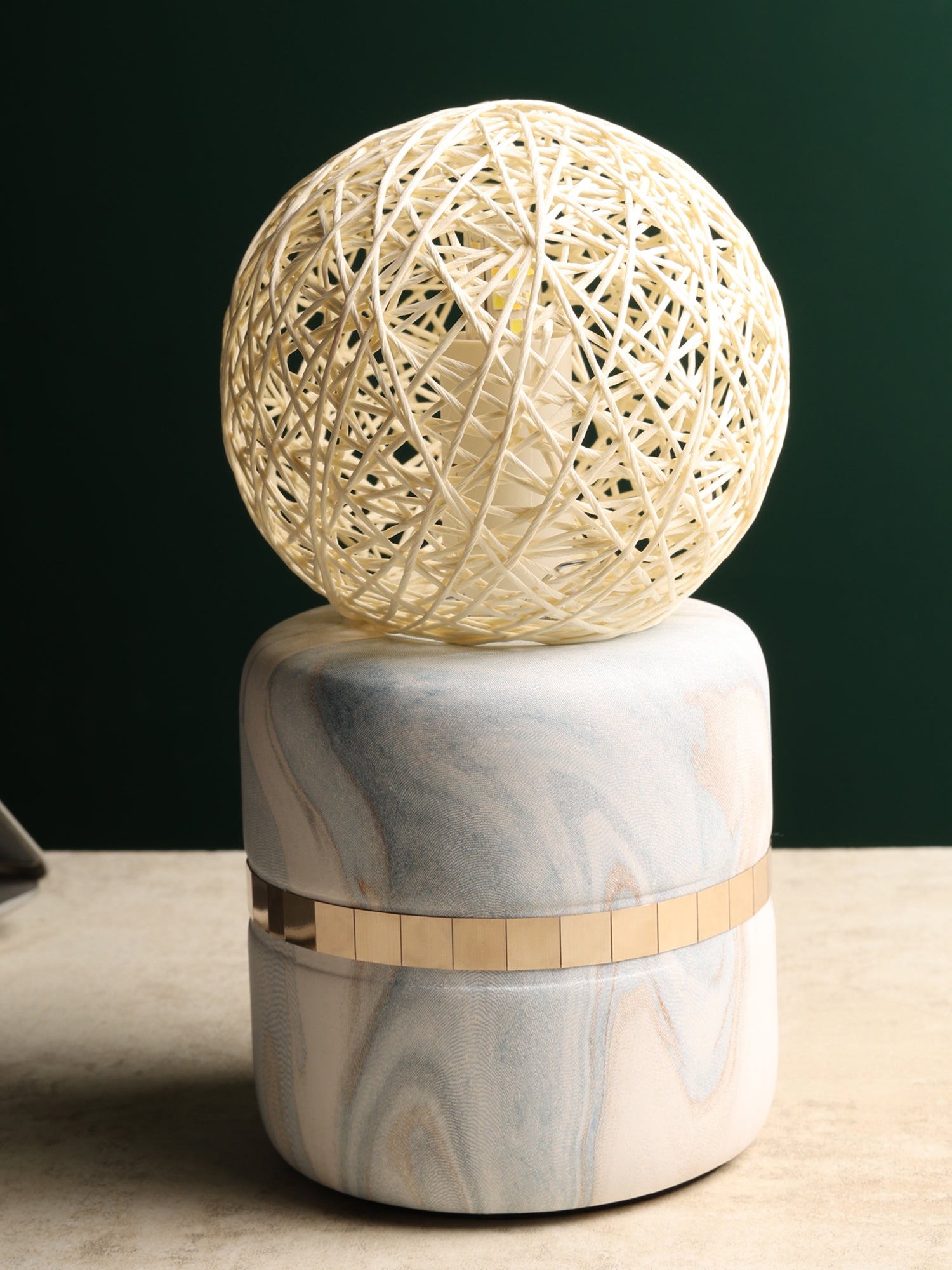 Weave Forme Blue Table Lamp